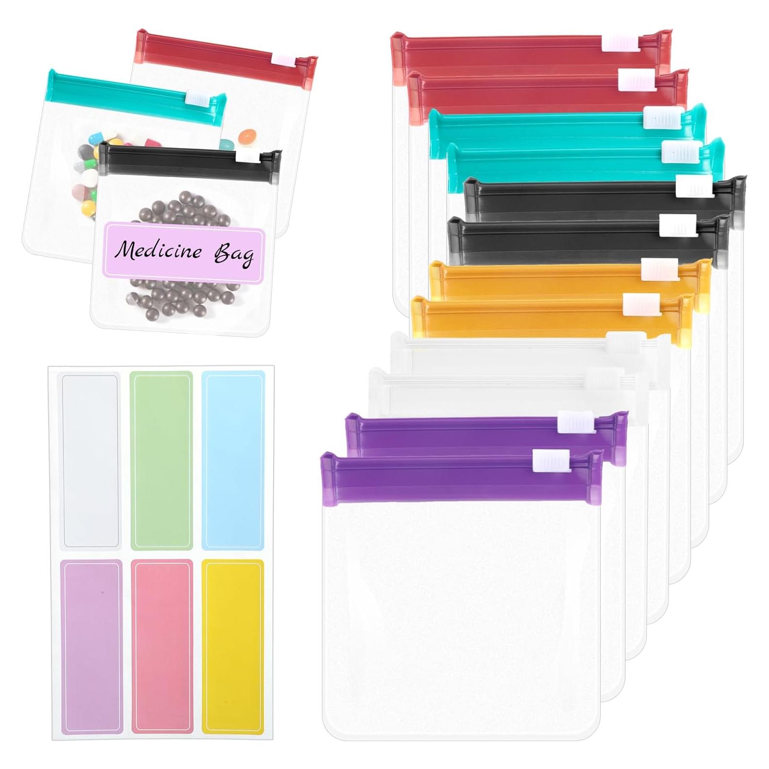 12 Bolsas de Pastillas Reutilizables Sliverdew 75x75mm