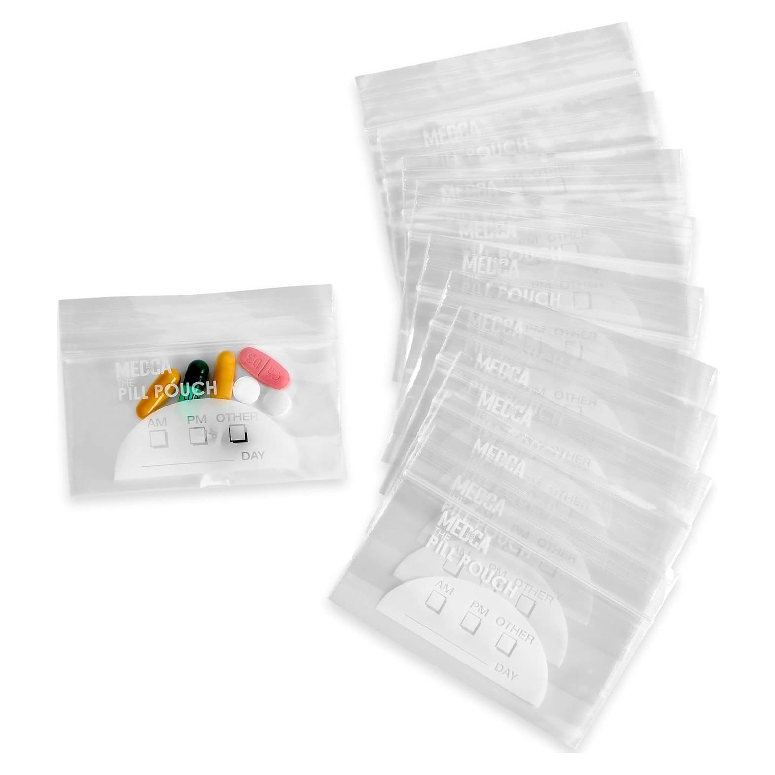 Bolsas de Pouch para Pastillas MEDca - 100 Unidades 10.16x6.99cm