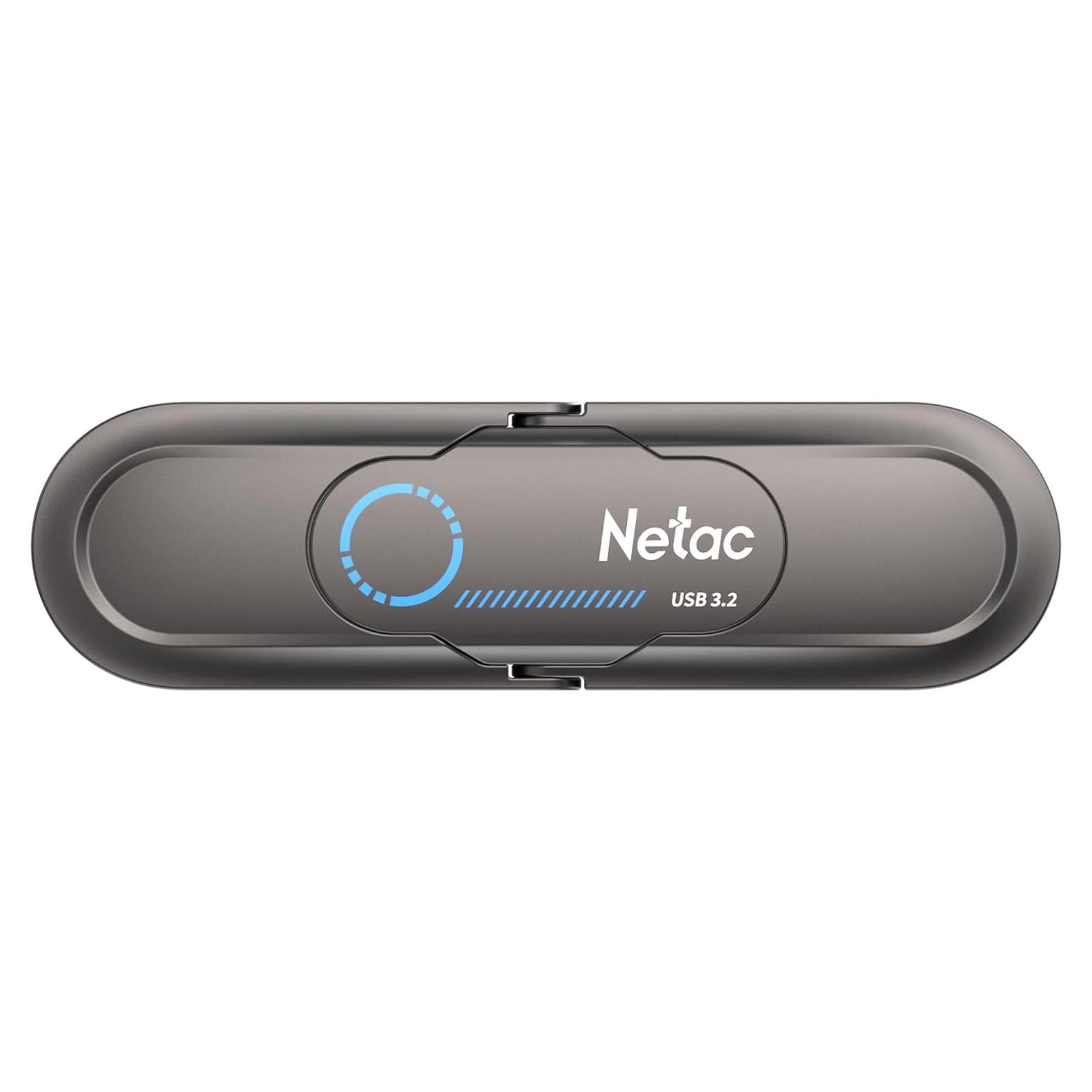 Netac 256GB SSD Externo USB 3.2 Tipo-C Alta Velocidad