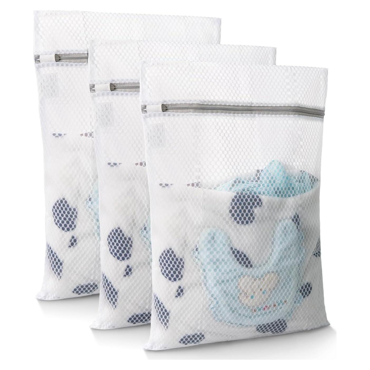 Bolsas de Lavandería de Malla GOGOODA - 3 Medianas Grandes