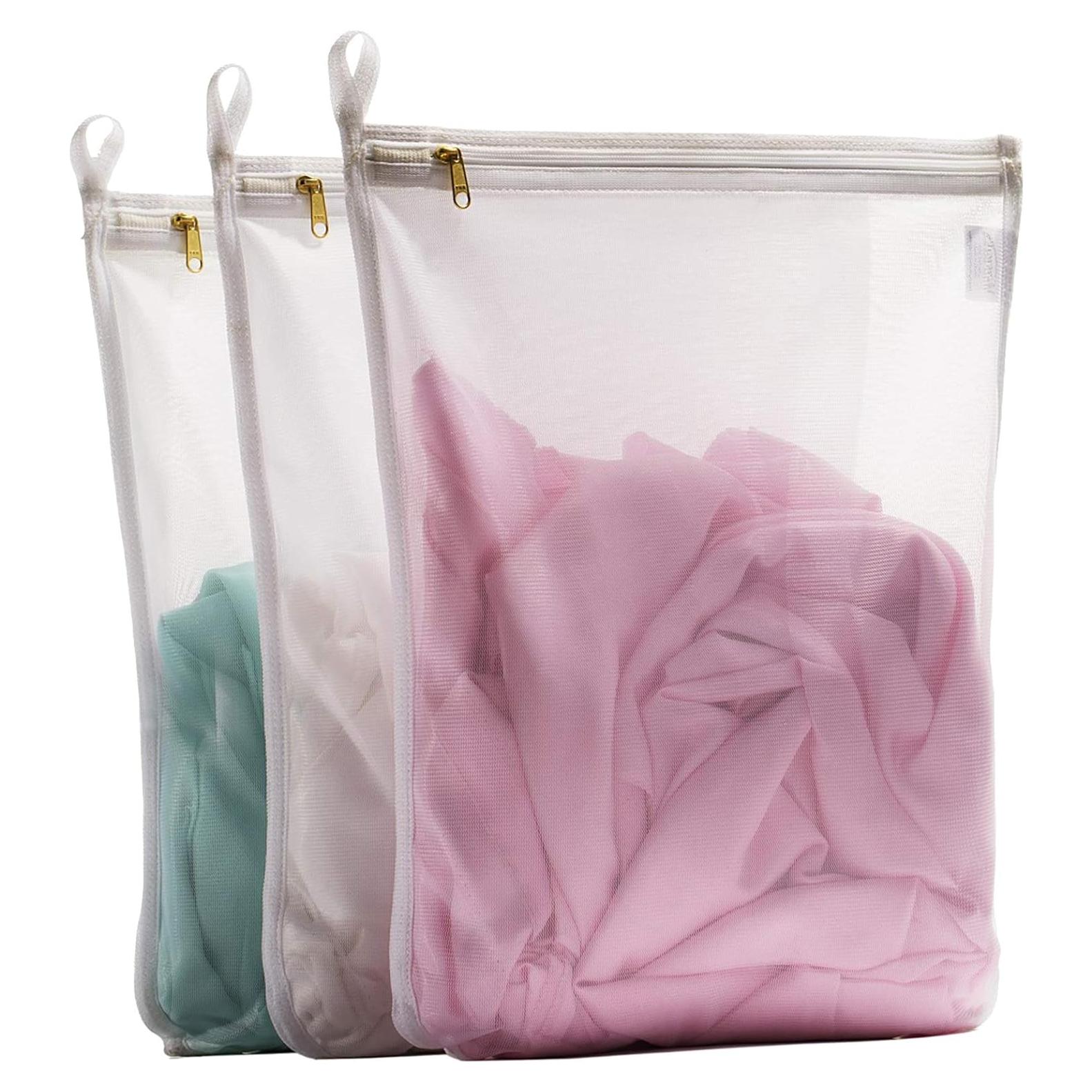 TENRAI 3 Bolsas de Lavandería Delicadas con Cierre YKK