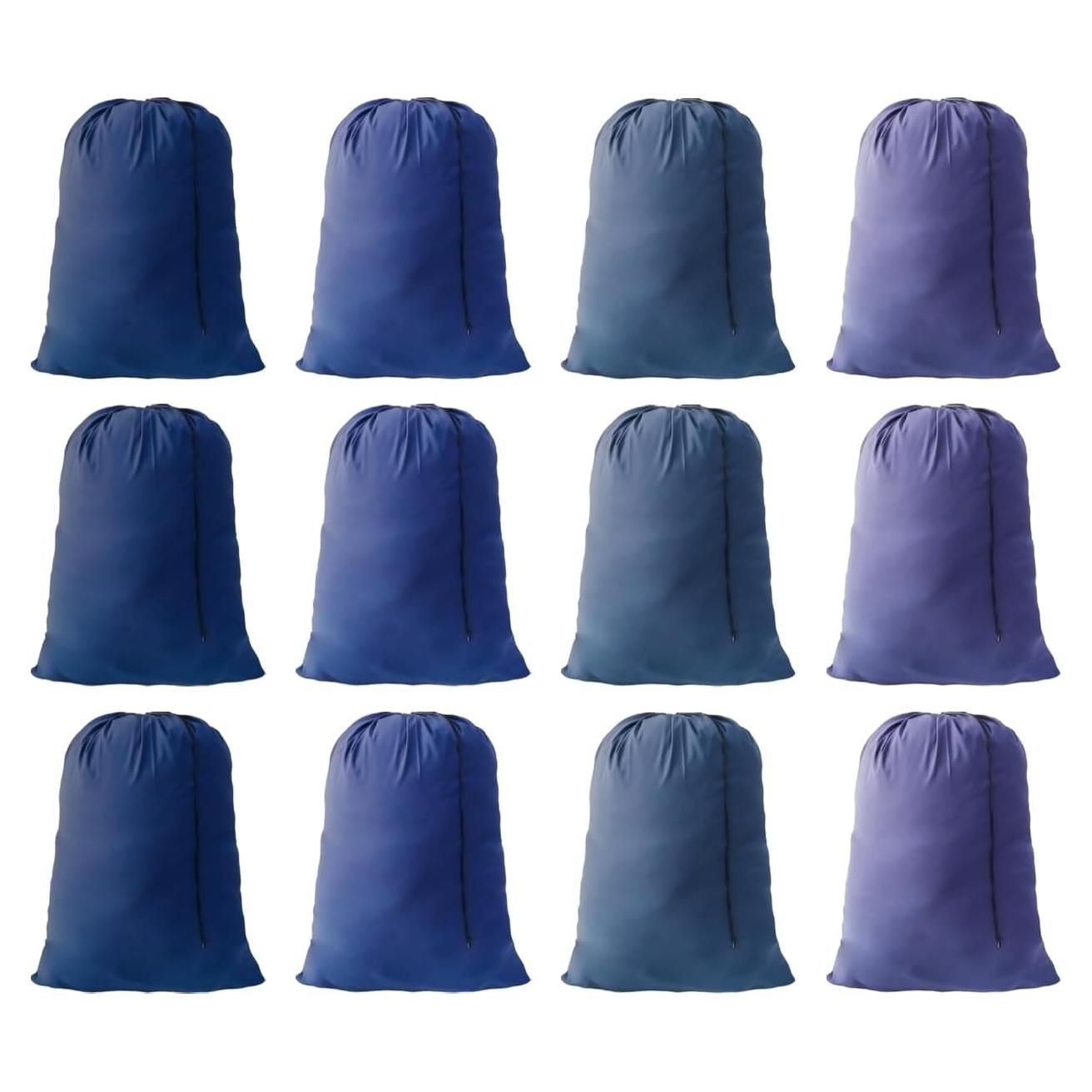 Bolsa de lavandería extra grande YETHAN azul 76x102 cm 12PCS