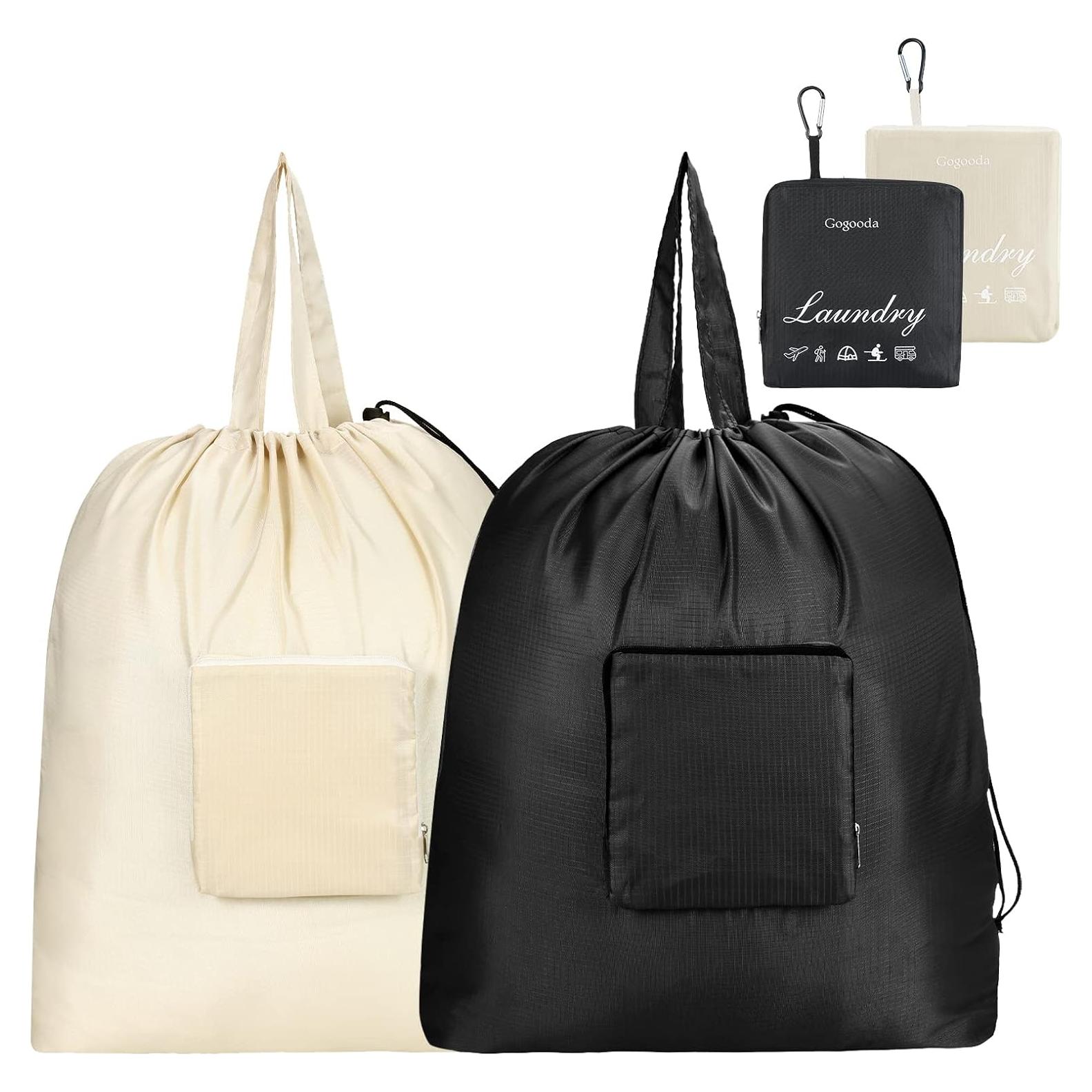 Bolsas de lavandería de viaje GOGOODA XL 2 paquetes nylon