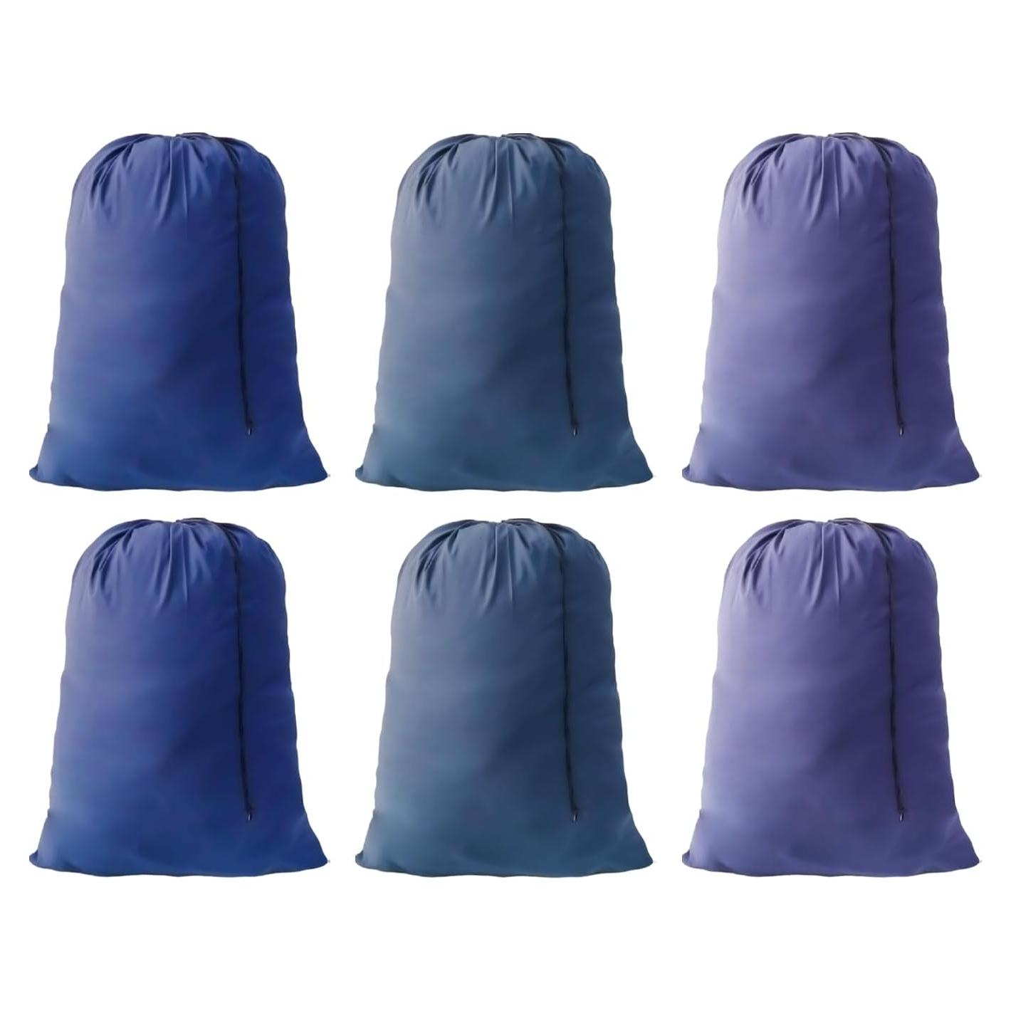 Bolsa de lavandería YETHAN 76.2x101.6cm 6 piezas azules