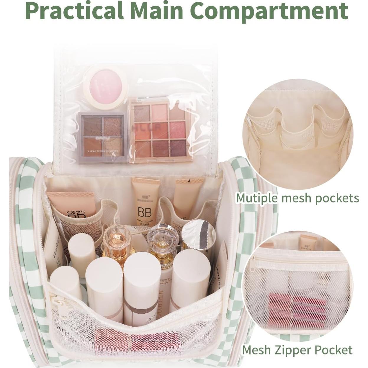 Bolsa de Aseo Colgante Narwey Grande Verde Menta 25.5x25.5x13 cm