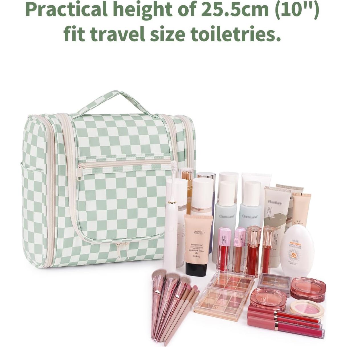 Bolsa de Aseo Colgante Narwey Grande Verde Menta 25.5x25.5x13 cm