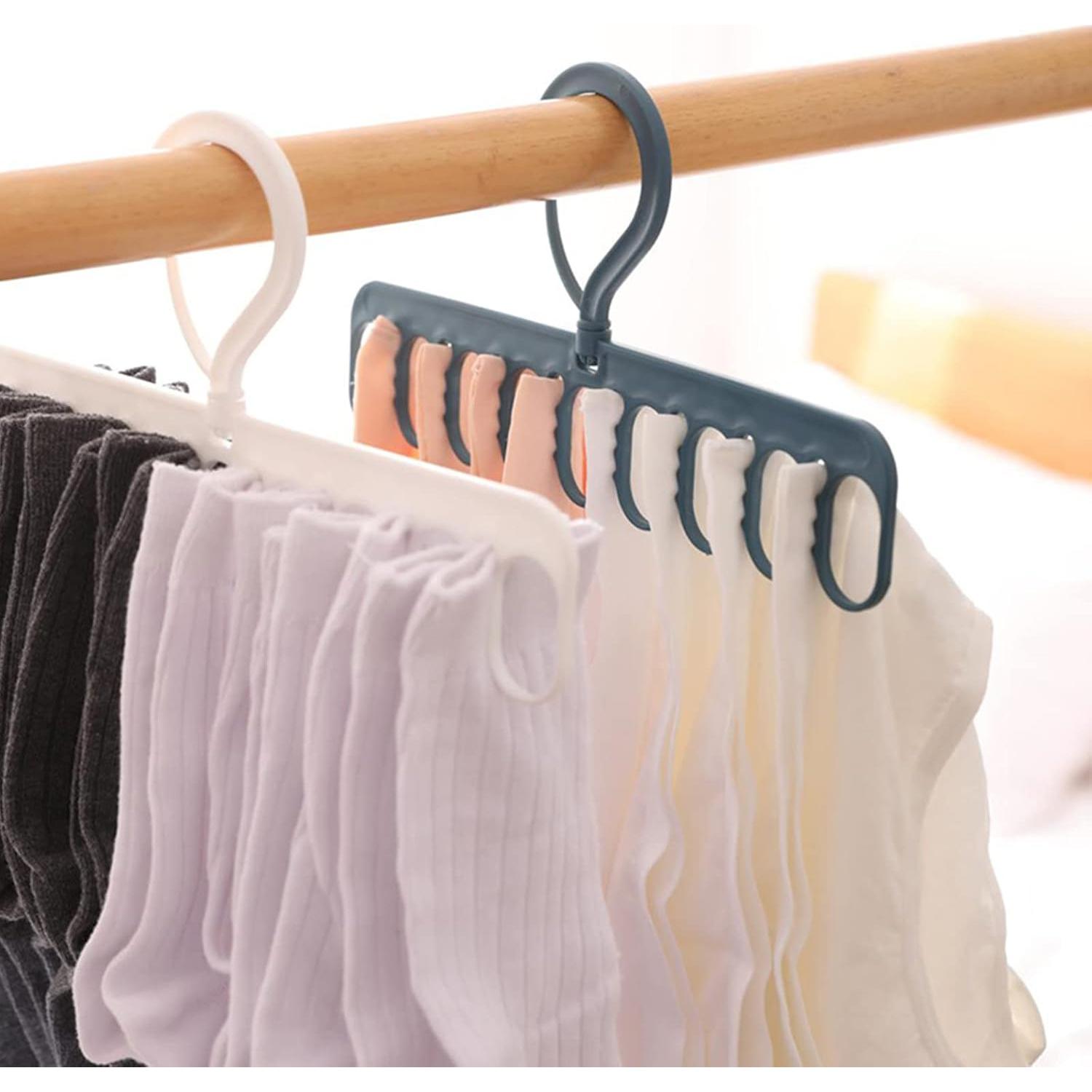 Perchero para Secar Ropa Guaber 8 Clips 9 Anillos Ahorra Espacio