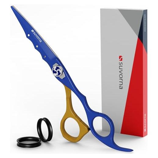 Tijeras de cabello profesionales Suvorna 6.5" acero japonés