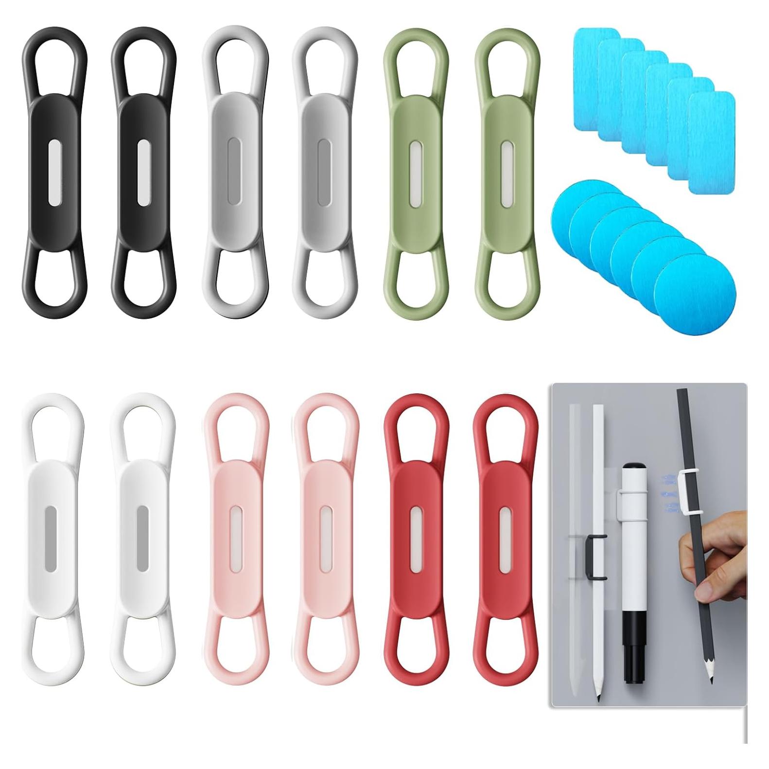 Paquete de 12 Soportes Magnéticos de Silicona Freewindo