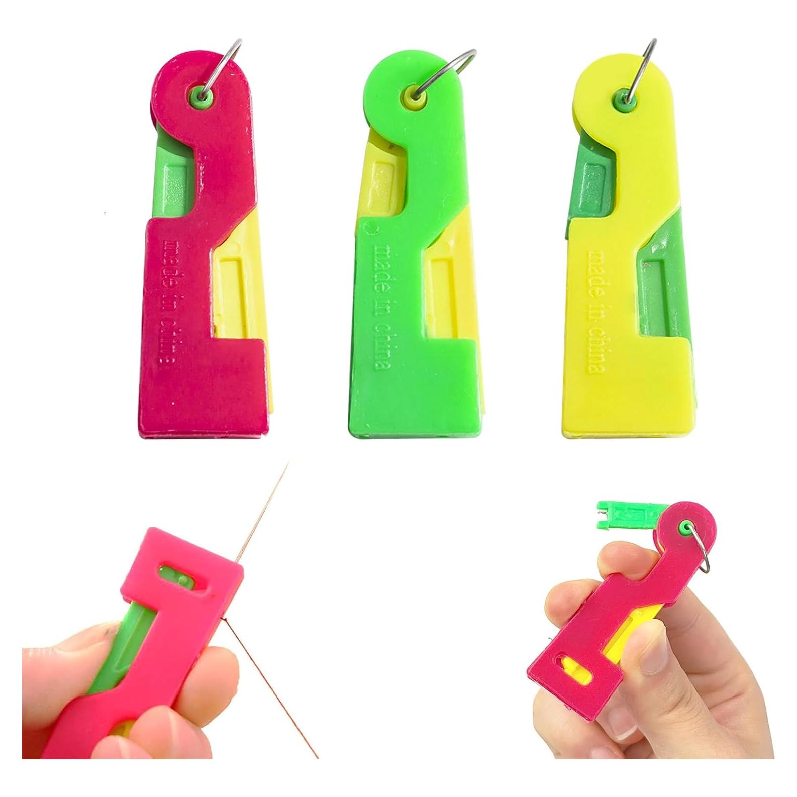 Enhebrador Automático de Agujas Eadwe - 3 PCS, Fácil Uso