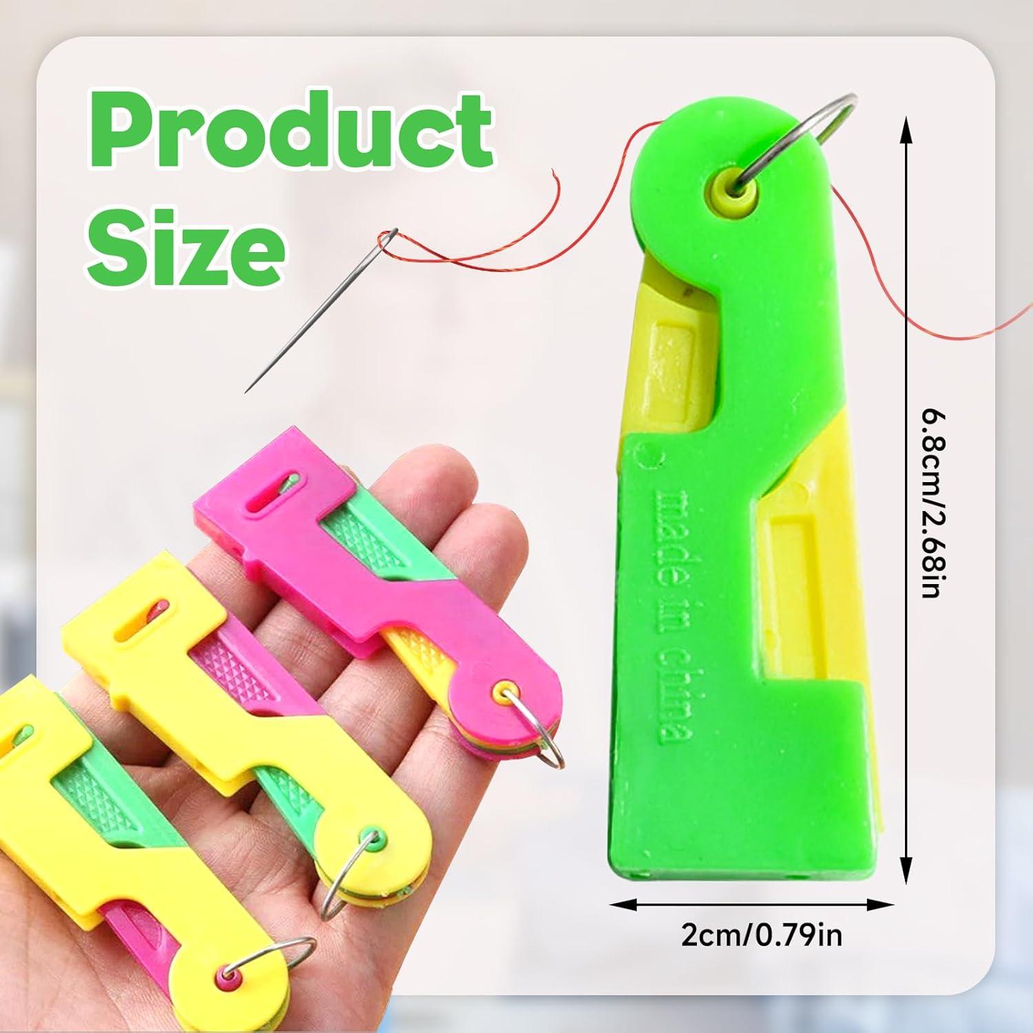 Enhebrador Automático de Agujas Eadwe - 3 PCS, Fácil Uso