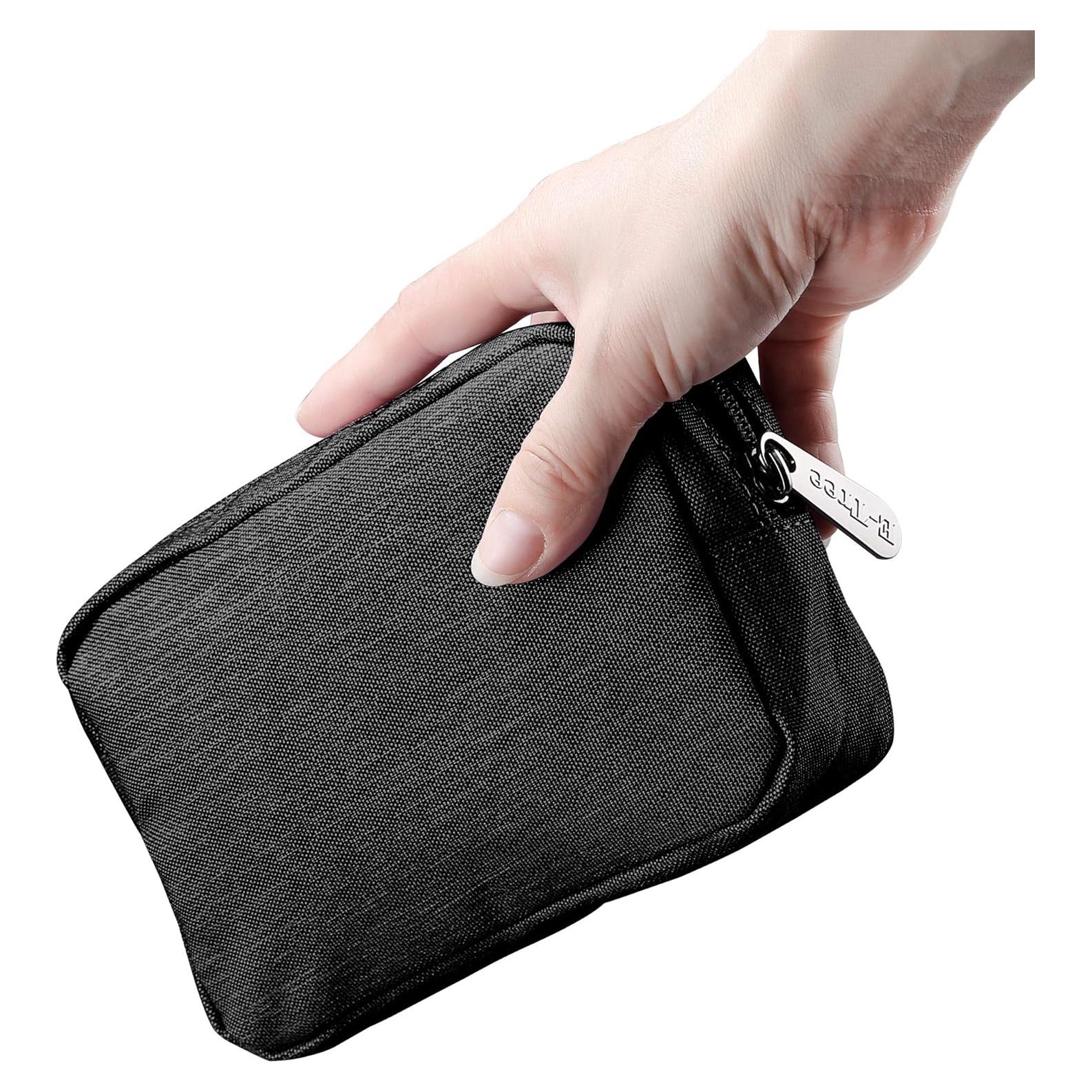 Estuche de Maquillaje E-Tree Negro 15x10 cm para Viajes