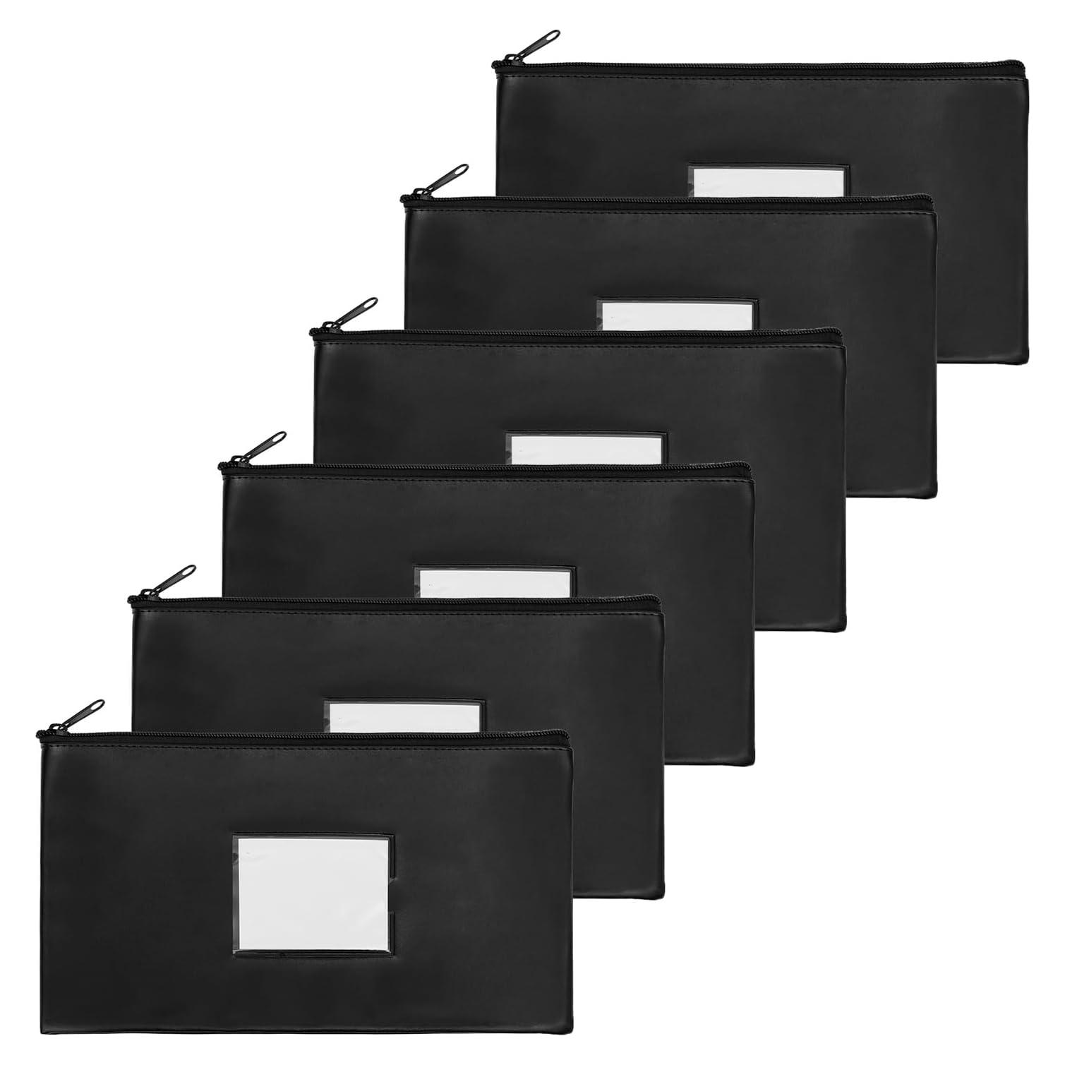 VOCHIC 6 Bolsas de Dinero Impermeables con Cremallera 27.94x15.49cm