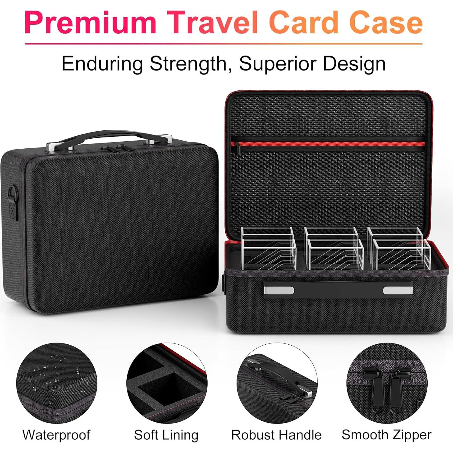 Estuche Portátil Proijeut para 6 Barajas de Cartas - 600+ Cartas