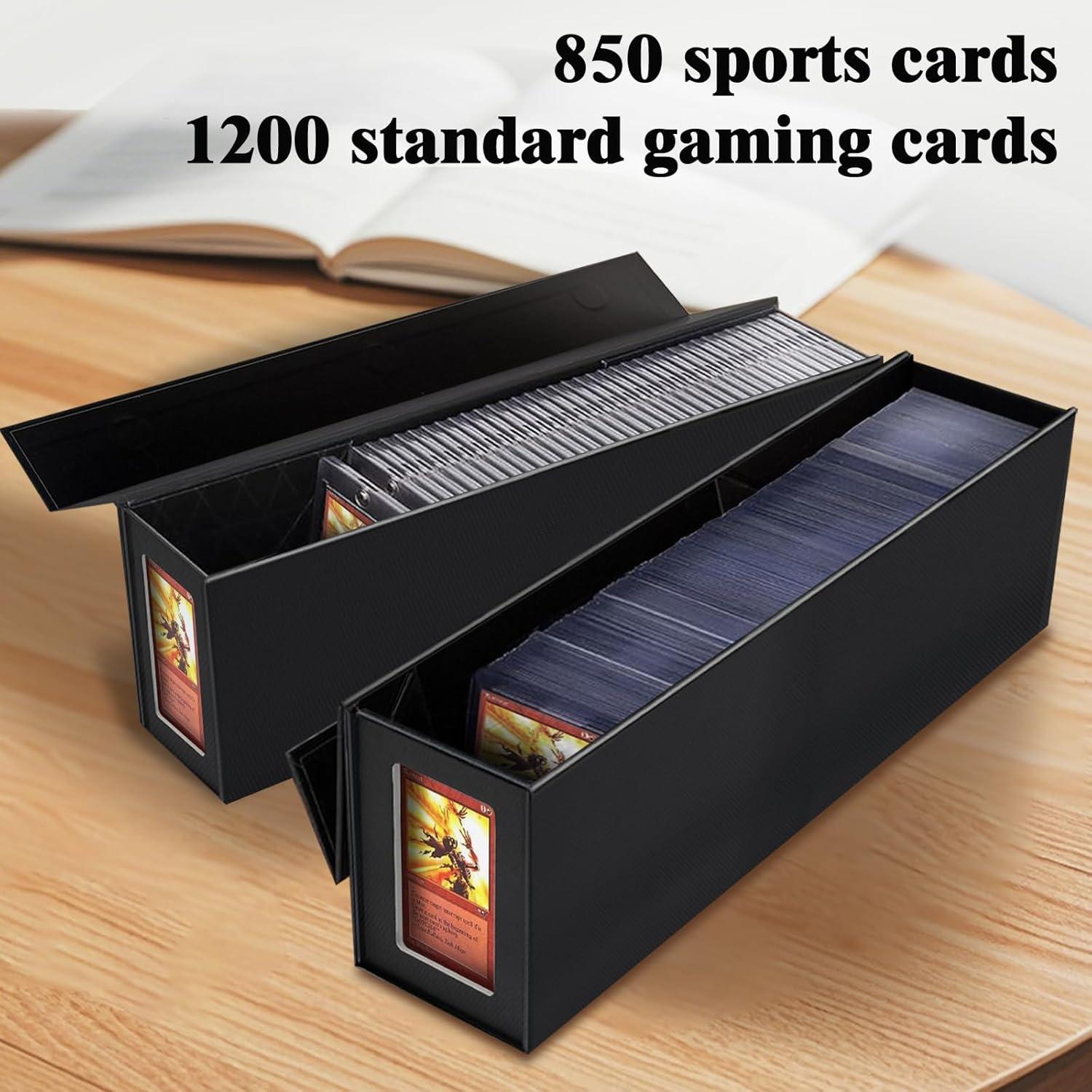 Caja de Almacenamiento de Cartas Coleccionables Swaitee Negra 4 Paquete