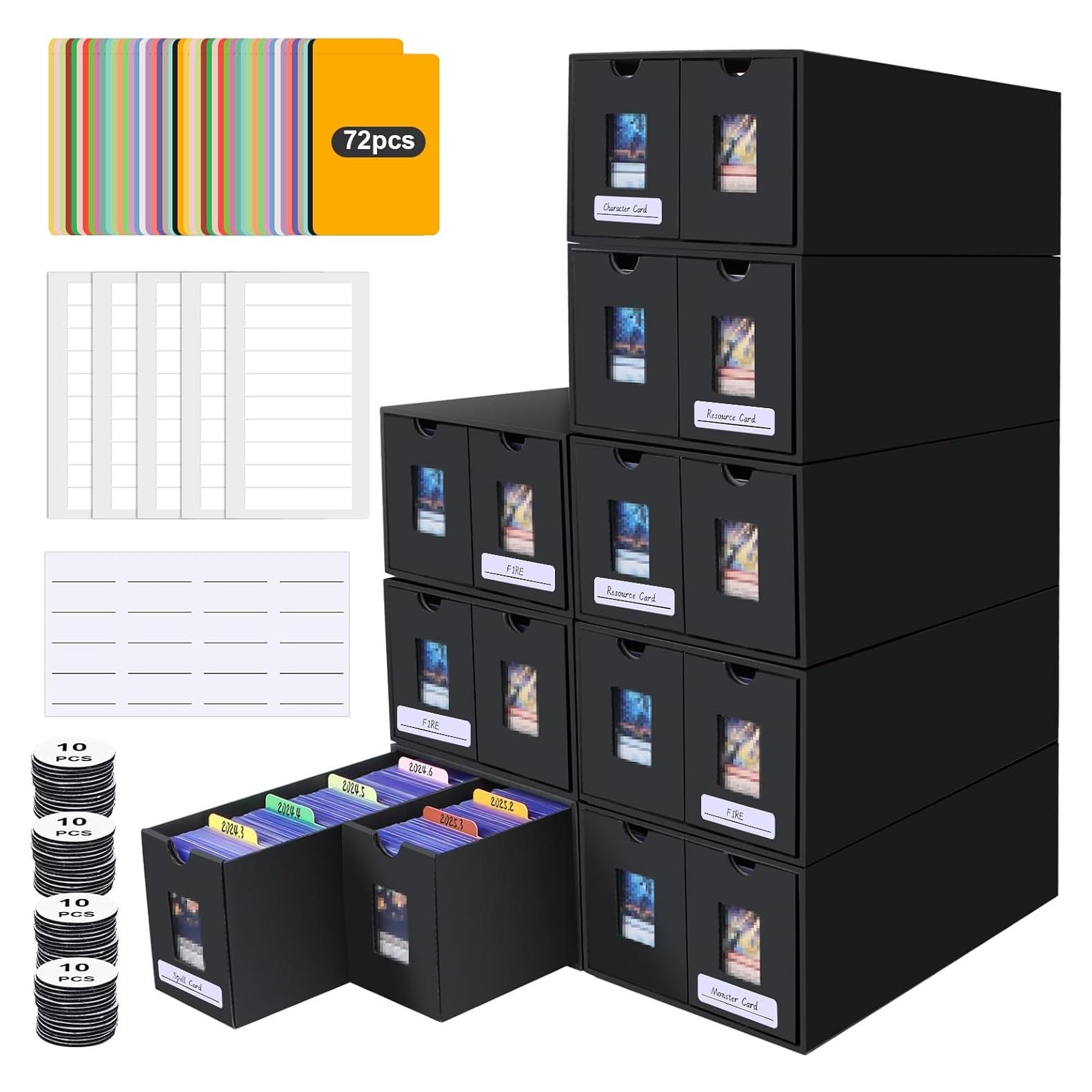 Caja de Almacenamiento para Tarjetas aopule Tcb14000, 8 Unidades