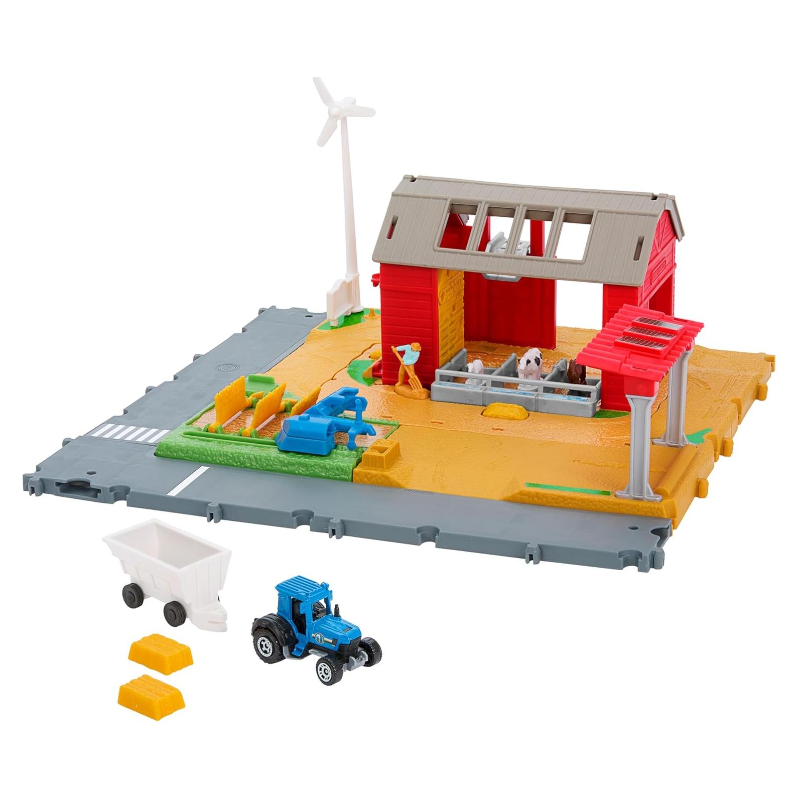 Juego de Parque de Diversiones en la Granja Matchbox 1:64