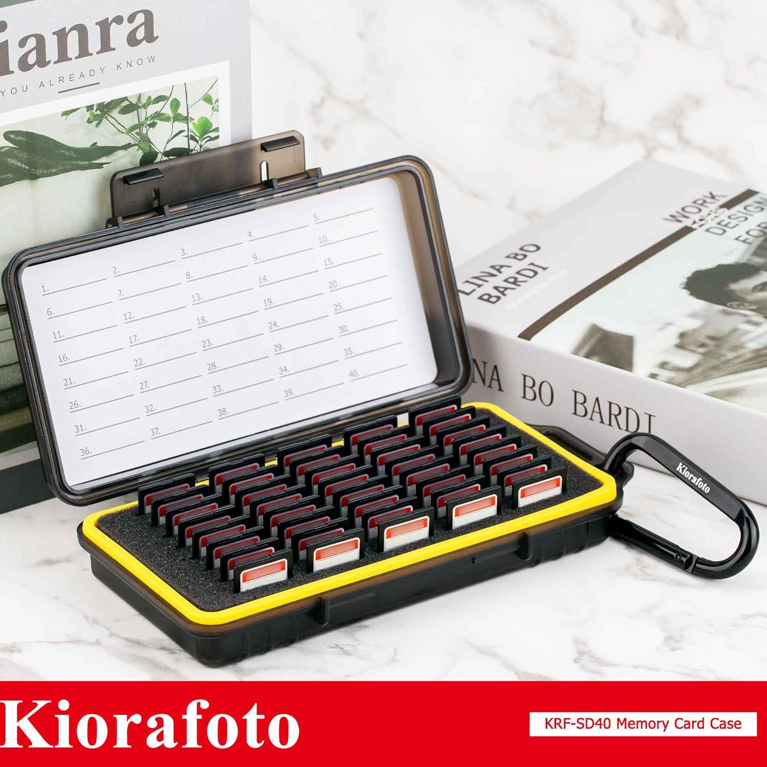 Funda Organizador 40 Slots Tarjetas de Memoria Jinjiacheng