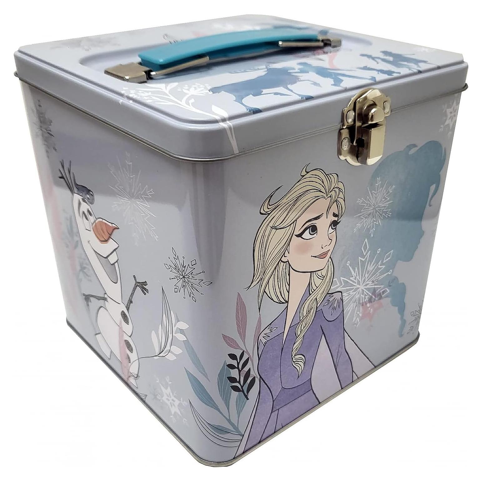 Lata de Almacenamiento XL La Caja de Lata Frozen Azul