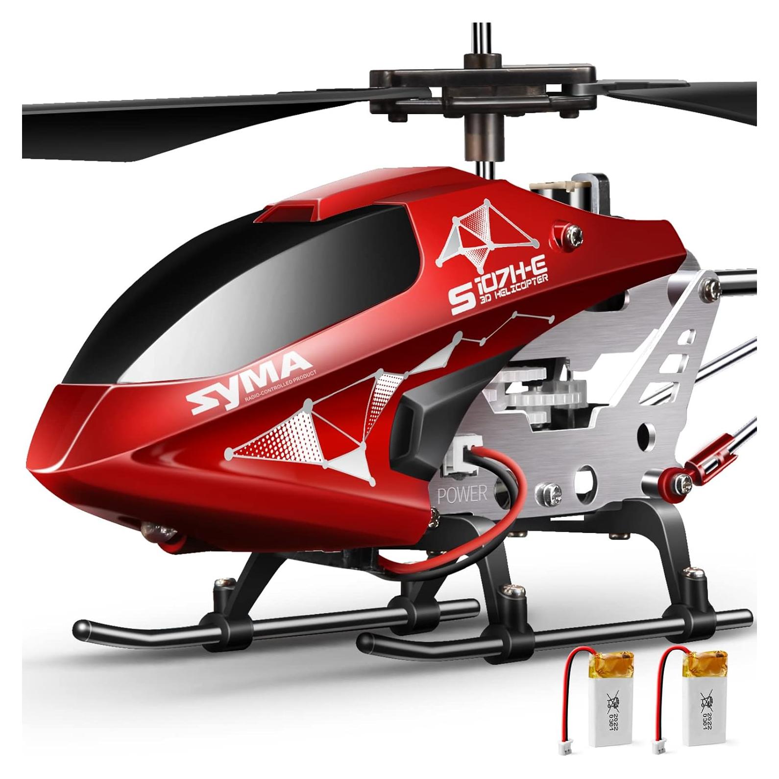 Helicóptero RC SYMA S107H con 2 Baterías y Mantenimiento de Altitud