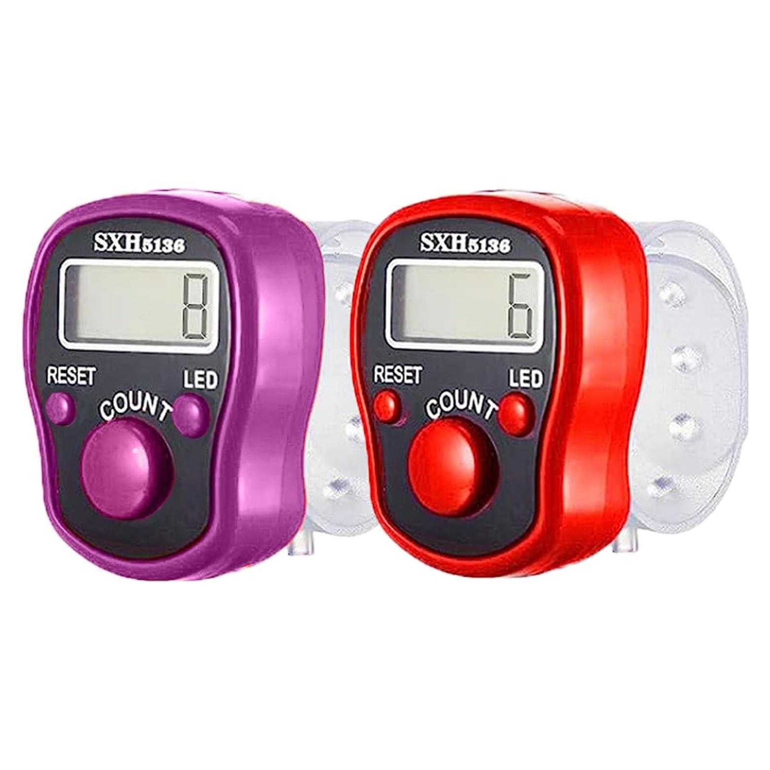 Contador de Dedos Electrónico TESEAS, Paquete de 6, LED, 5 Dígitos