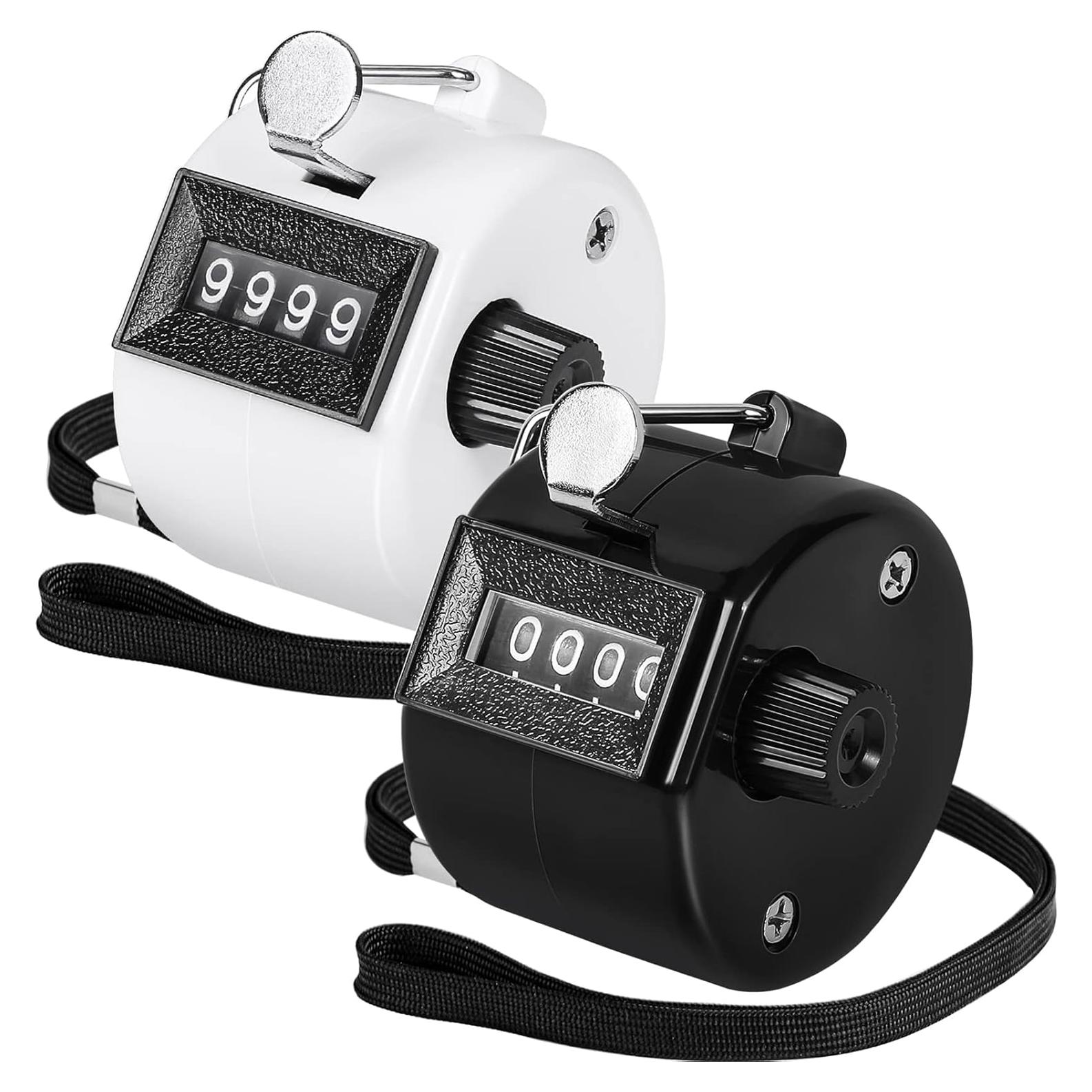 Contadores de Mano KTRIO 2 Piezas 4 Dígitos Mecánicos