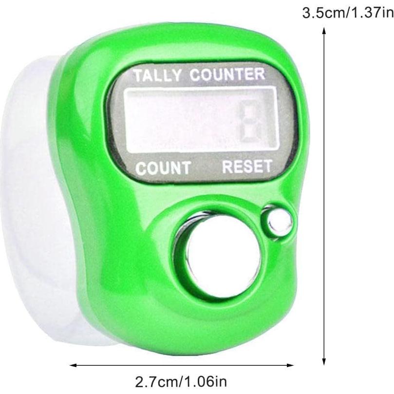 Contador Digital LED Tustao 1 para Tally de Dedo y Atletismo