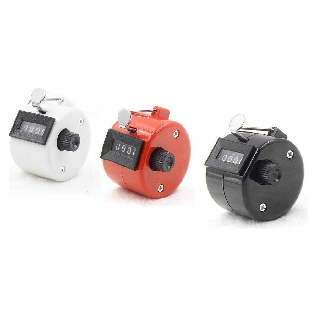 Contador de Mano Mecánico 4 Dígitos Beikalone - 3 Piezas