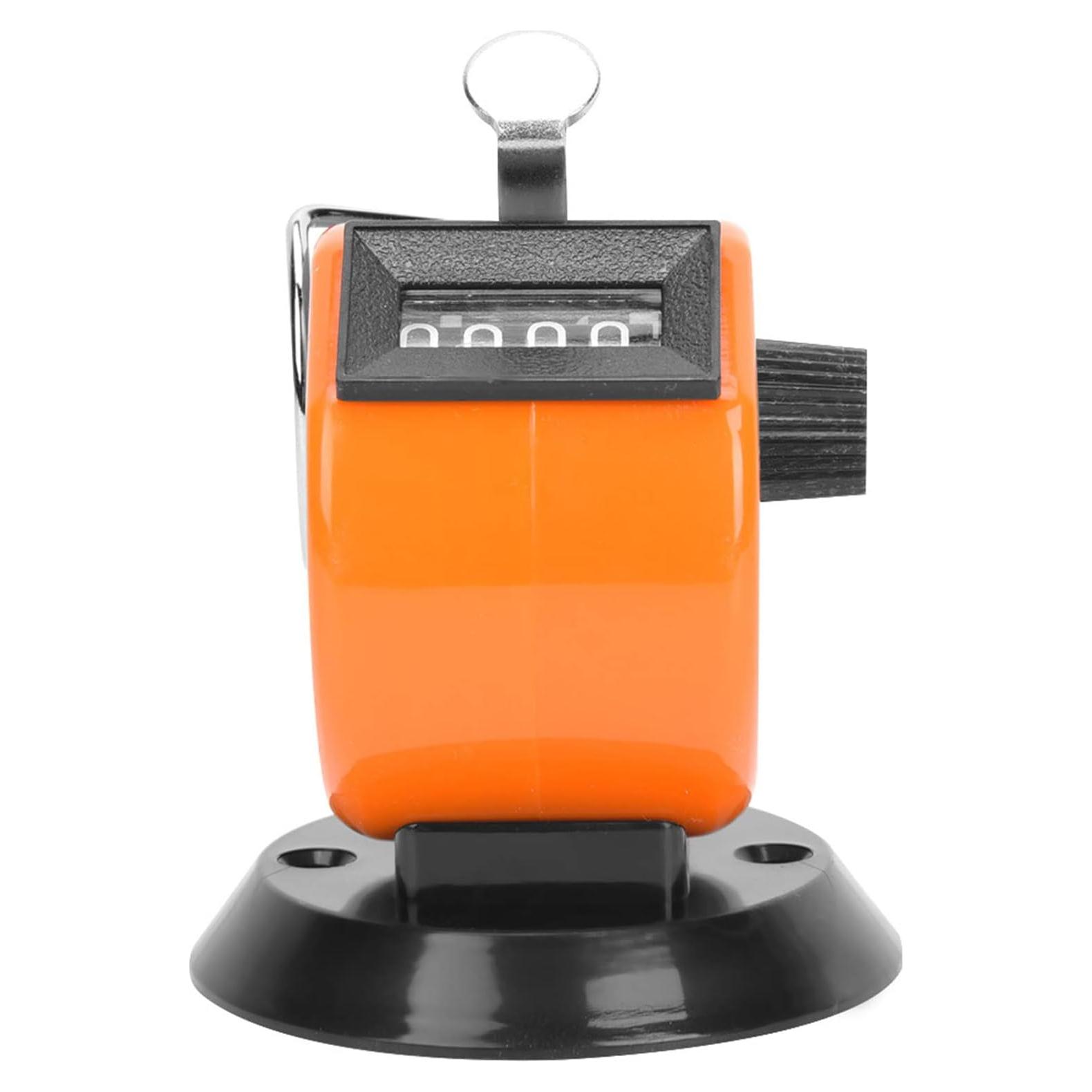 Contador Manual Hilitand 4 Dígitos ABS Naranja 0-9999