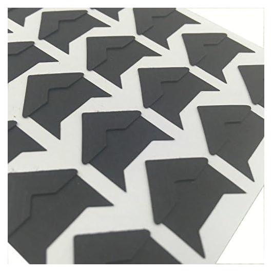 Esquinas de Foto Autoadhesivas Hellohelio 240 Piezas Negro