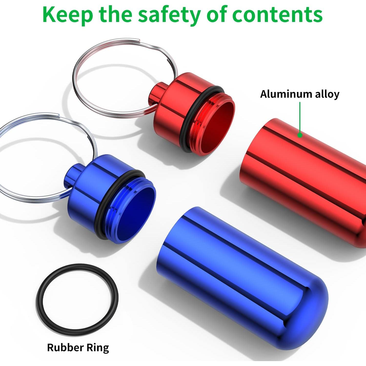 Estuche portátil para pastillas UVUBXT - Paquete de 10 colores