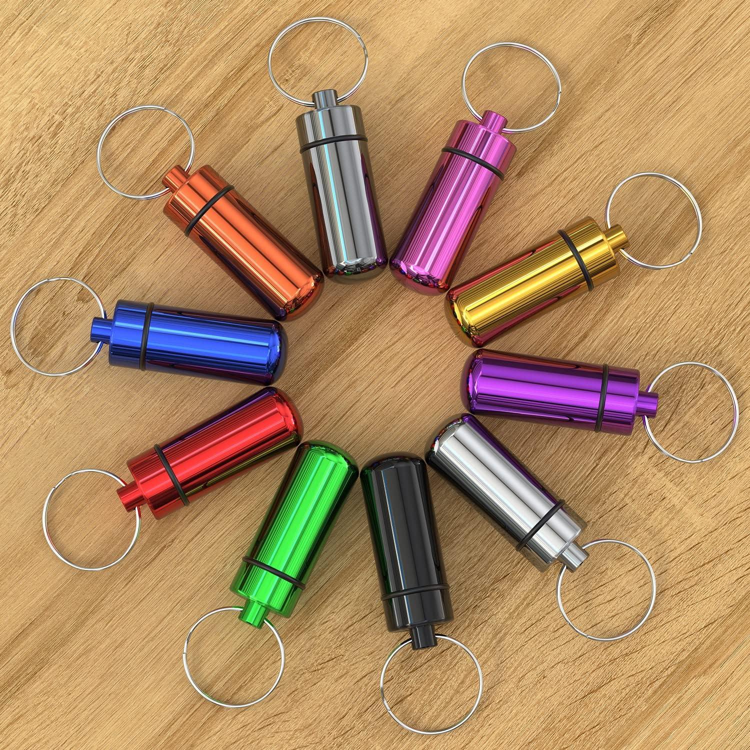 Estuche portátil para pastillas UVUBXT - Paquete de 10 colores