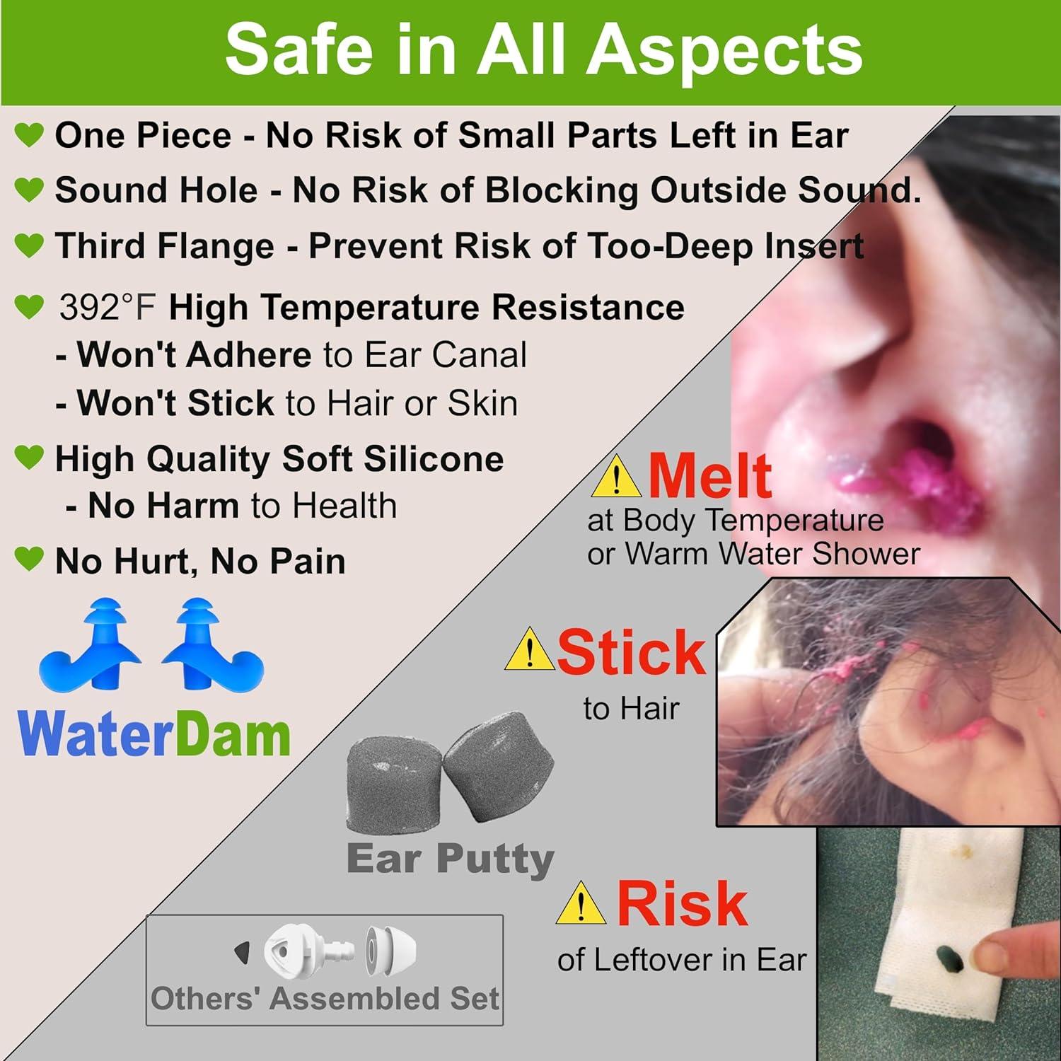 Tapones para Oídos WaterDam A-Series Ultra Cómodos 2A