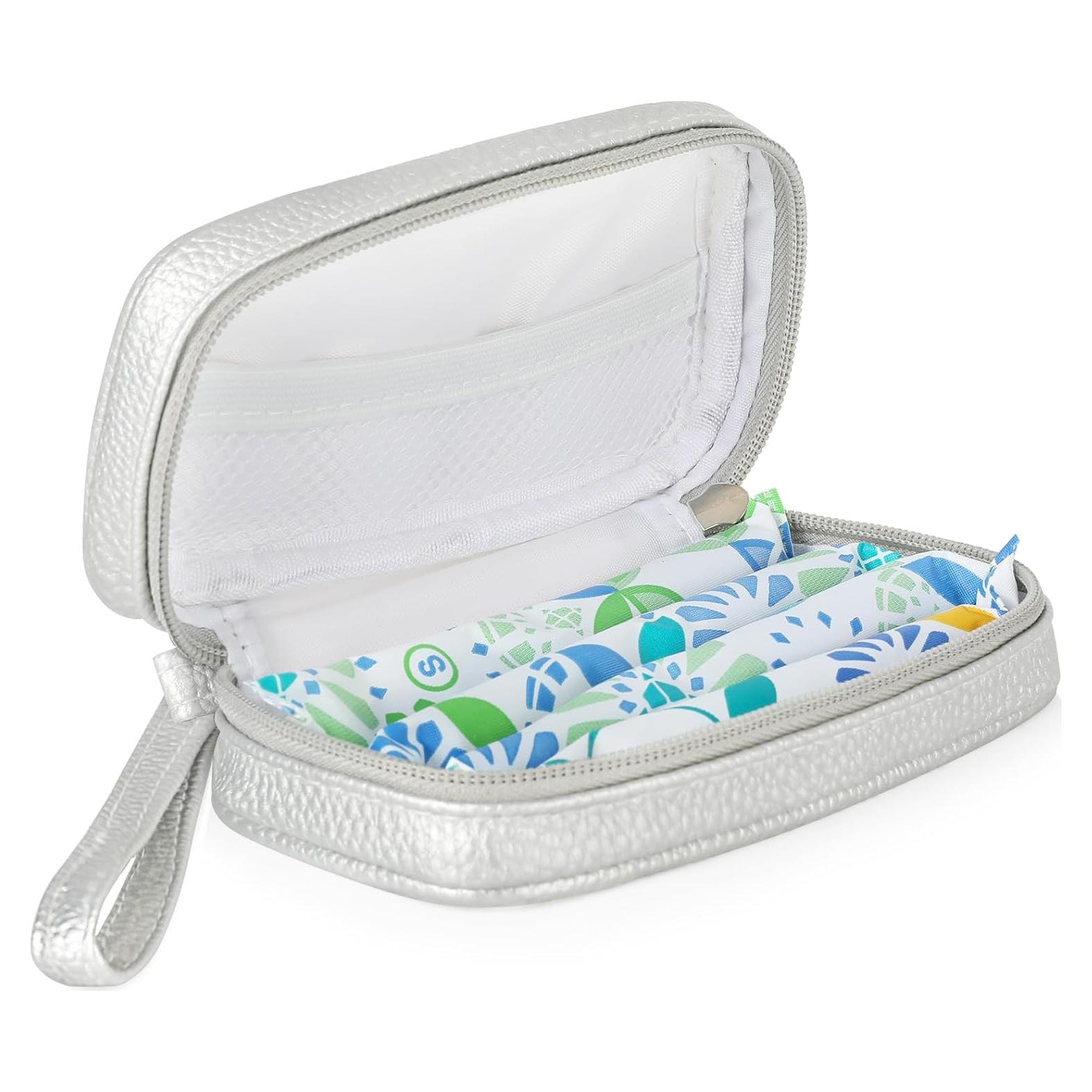 Bolsa de Almacenamiento de Tampones PUMTBAG Plata 15.5x8.6 cm