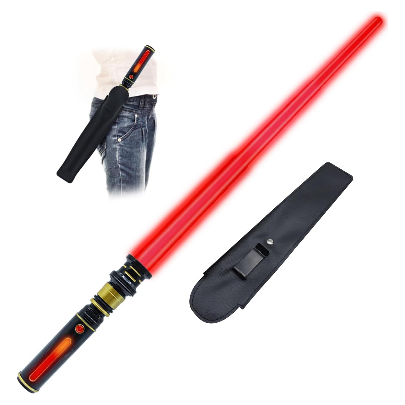 Sable Iluminado Gianby Rojo 81 cm con Sonido FX