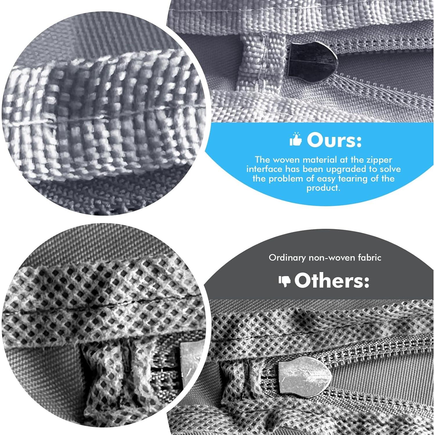 Bolsas de Almacenamiento Vercclik 2 Paquete Compresión Gris