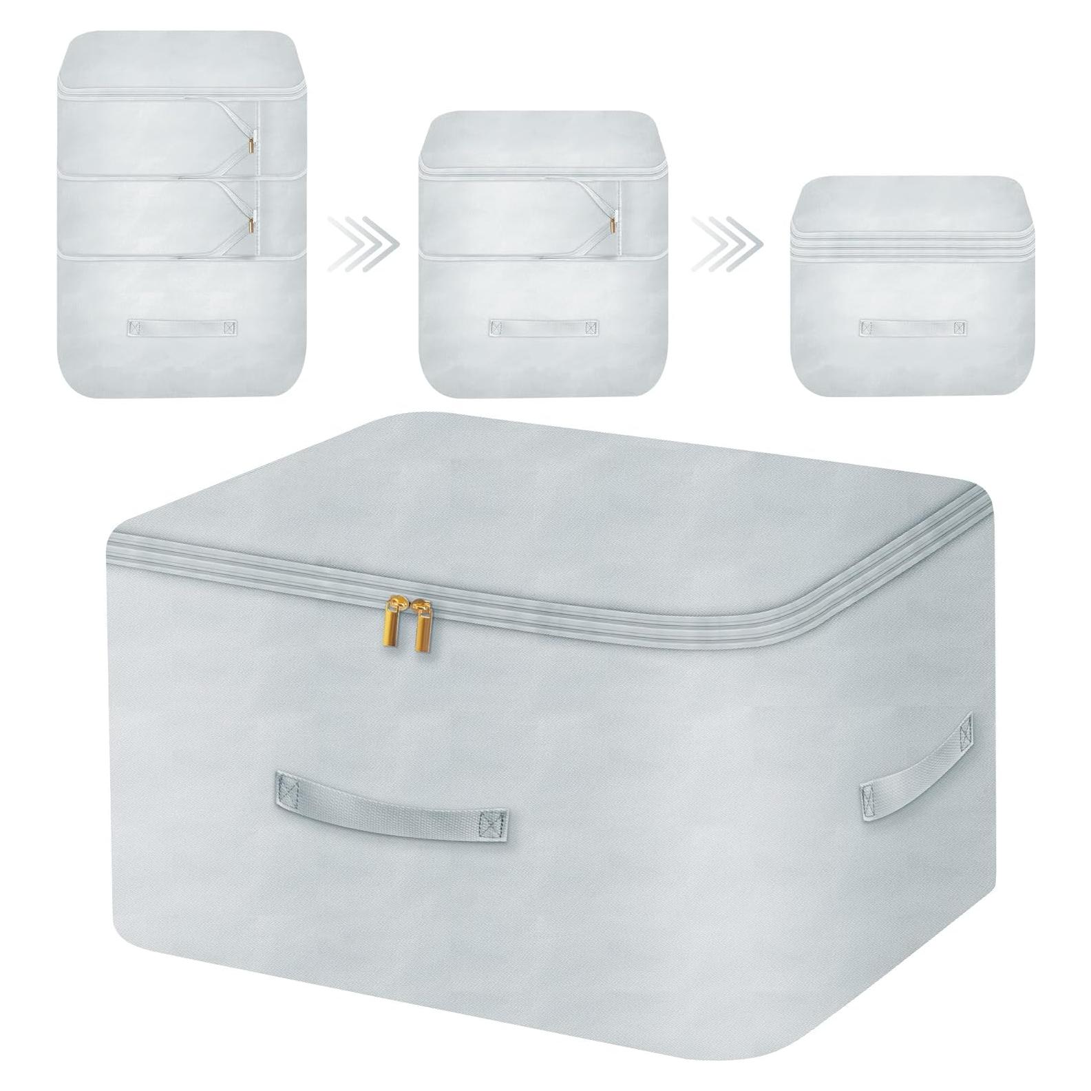 Bolsa de Almacenamiento Fivaran Gris 54x42x60 cm Compresión