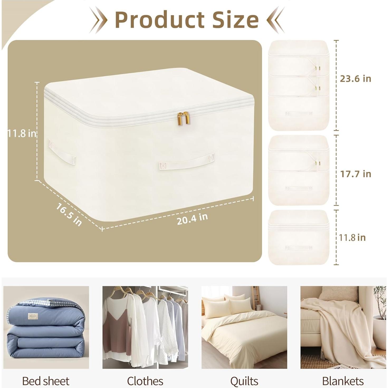 Bolsa de Almacenamiento Fivaran Gris 54x42x60 cm Compresión