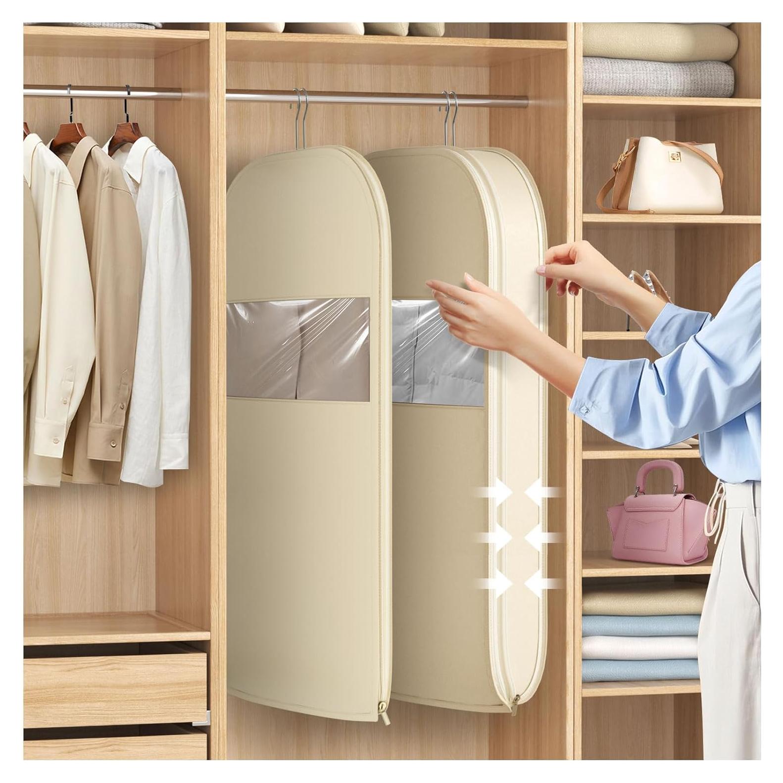 Bolsa Colgante Ahorra Espacio RXDTGYI 112x58x15 cm Beige