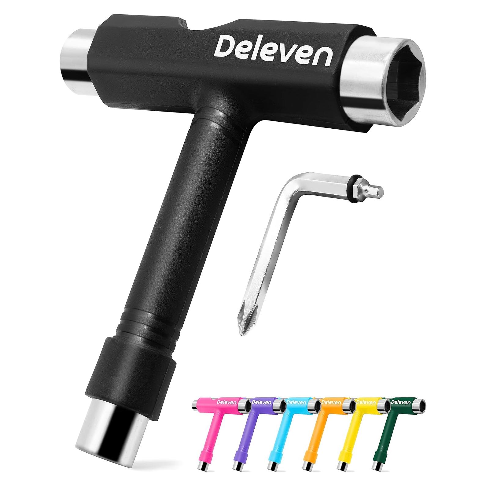 Herramienta de Skate Deleven Todo en Uno Ligera Negra