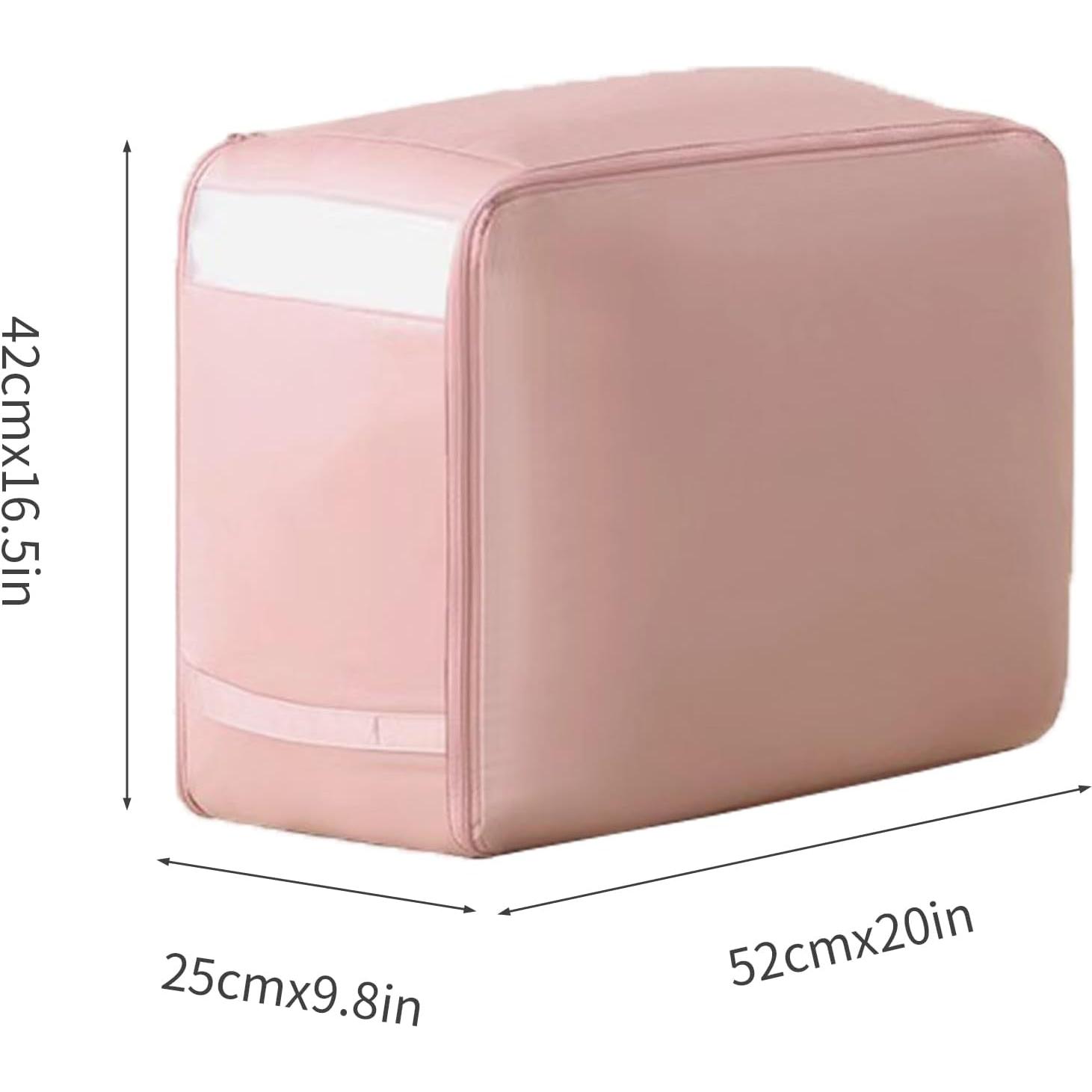 Bolsas de Compresión Tldcdte 2PCS Rosa 54x42x50cm para Ropa