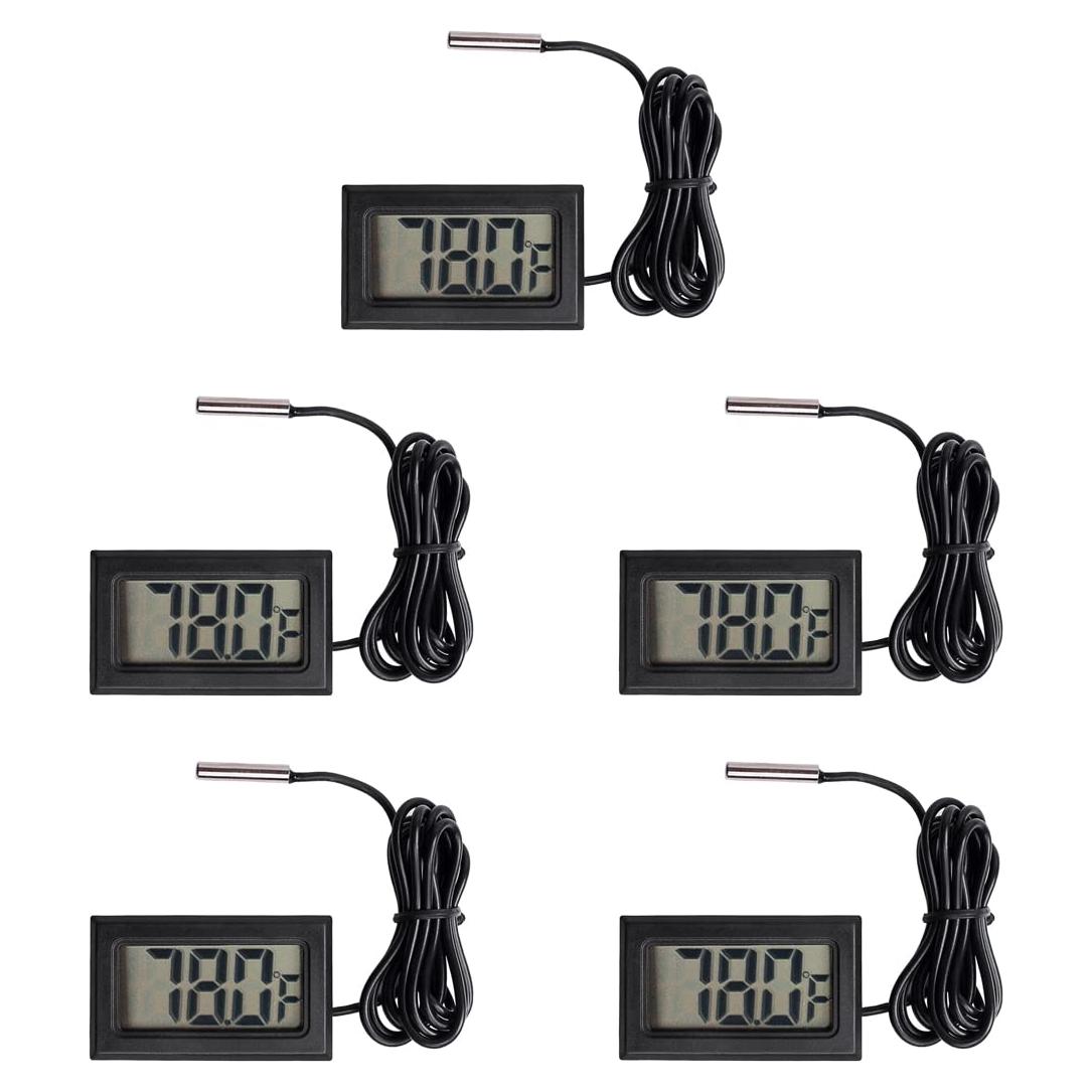 Termómetro Digital LCD HiLetgo 5pcs -50 a 110 °C con Sonda