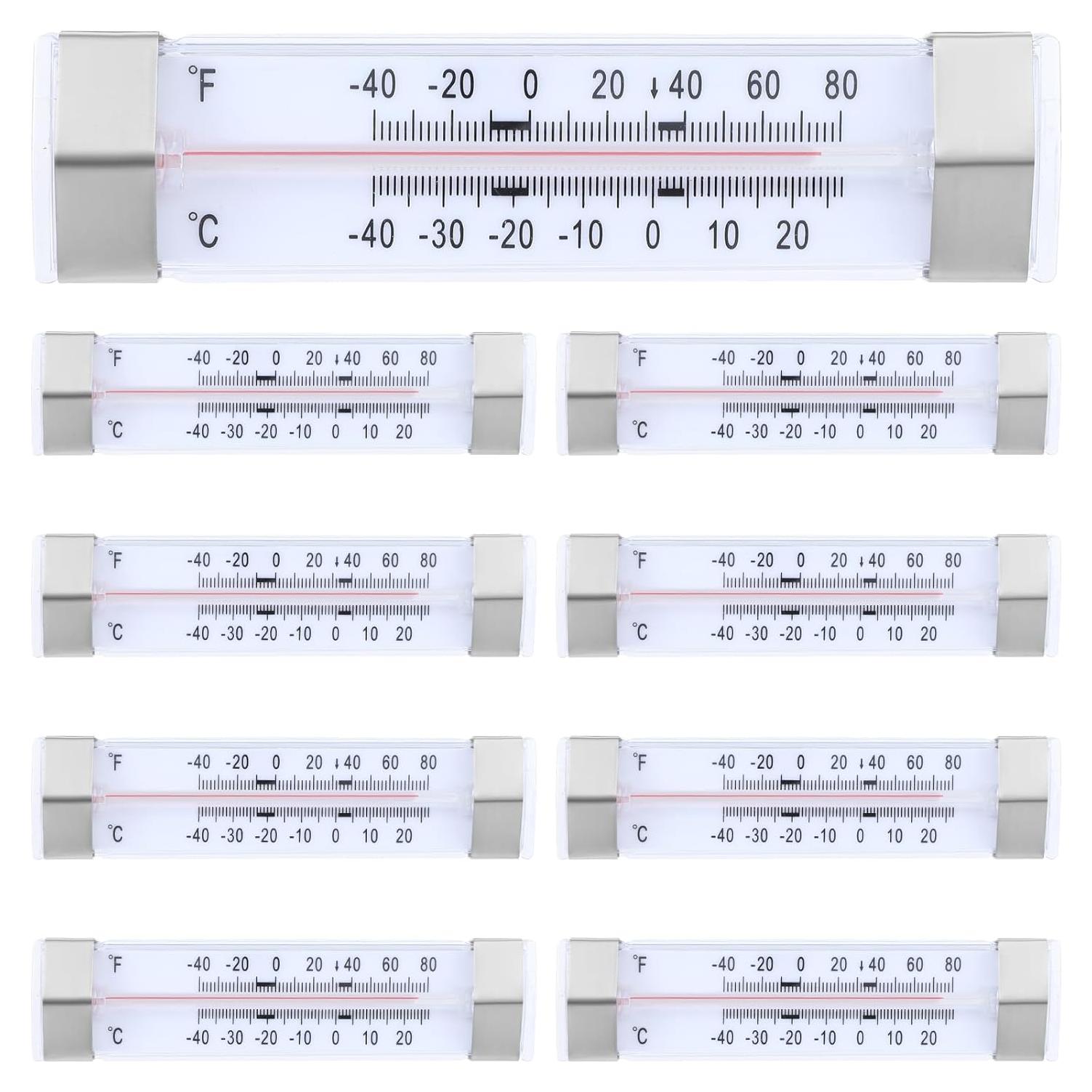 Termómetros de Cocina Lemecima 9 Pcs para Refrigerador y Congelador