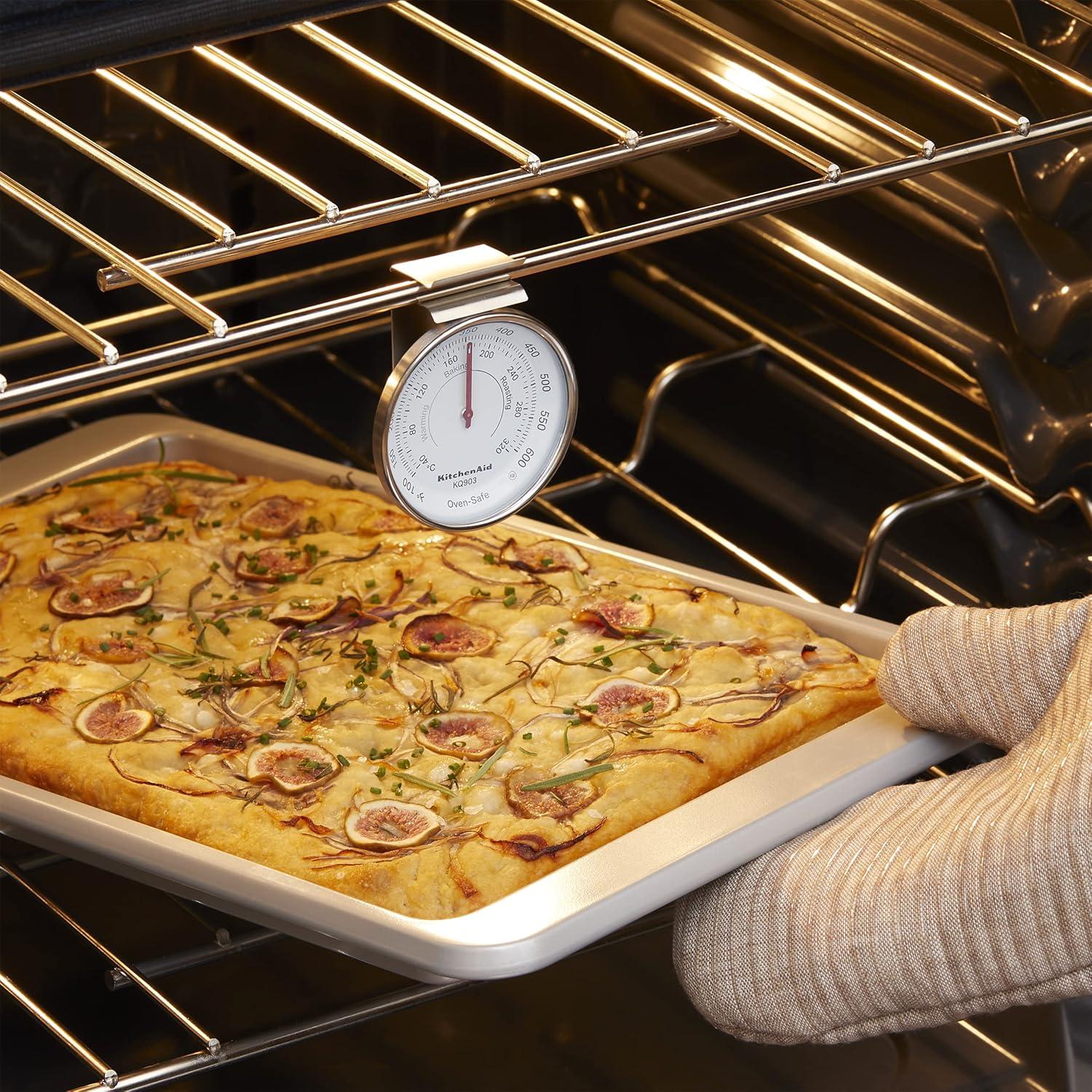 Termómetro de horno KitchenAid KQ903 3-en-1 acero inoxidable