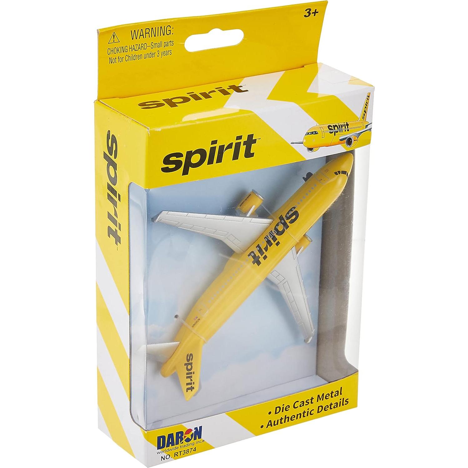 Avián de Juguete Daron Spirit Airlines 14,61 cm Metal