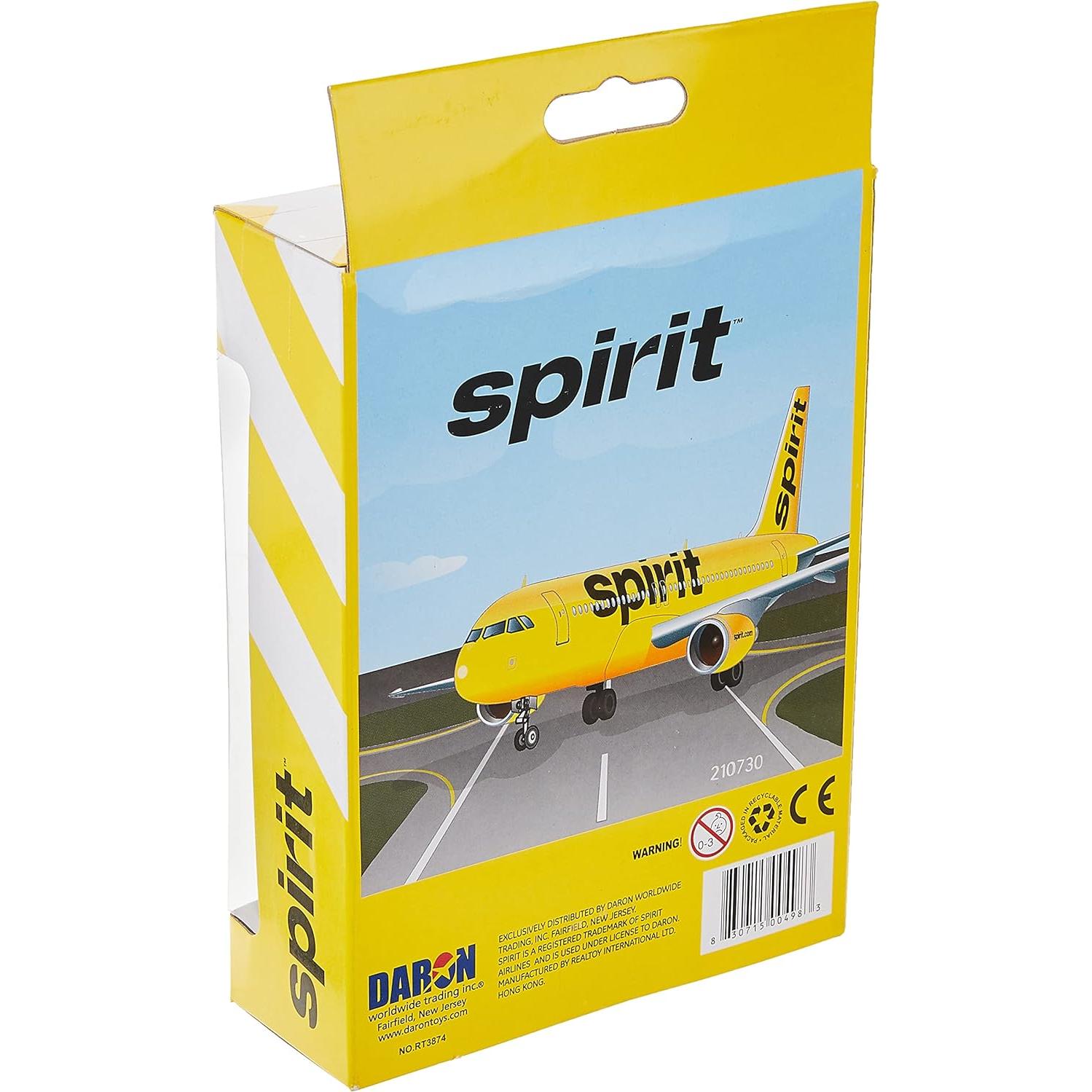 Avián de Juguete Daron Spirit Airlines 14,61 cm Metal