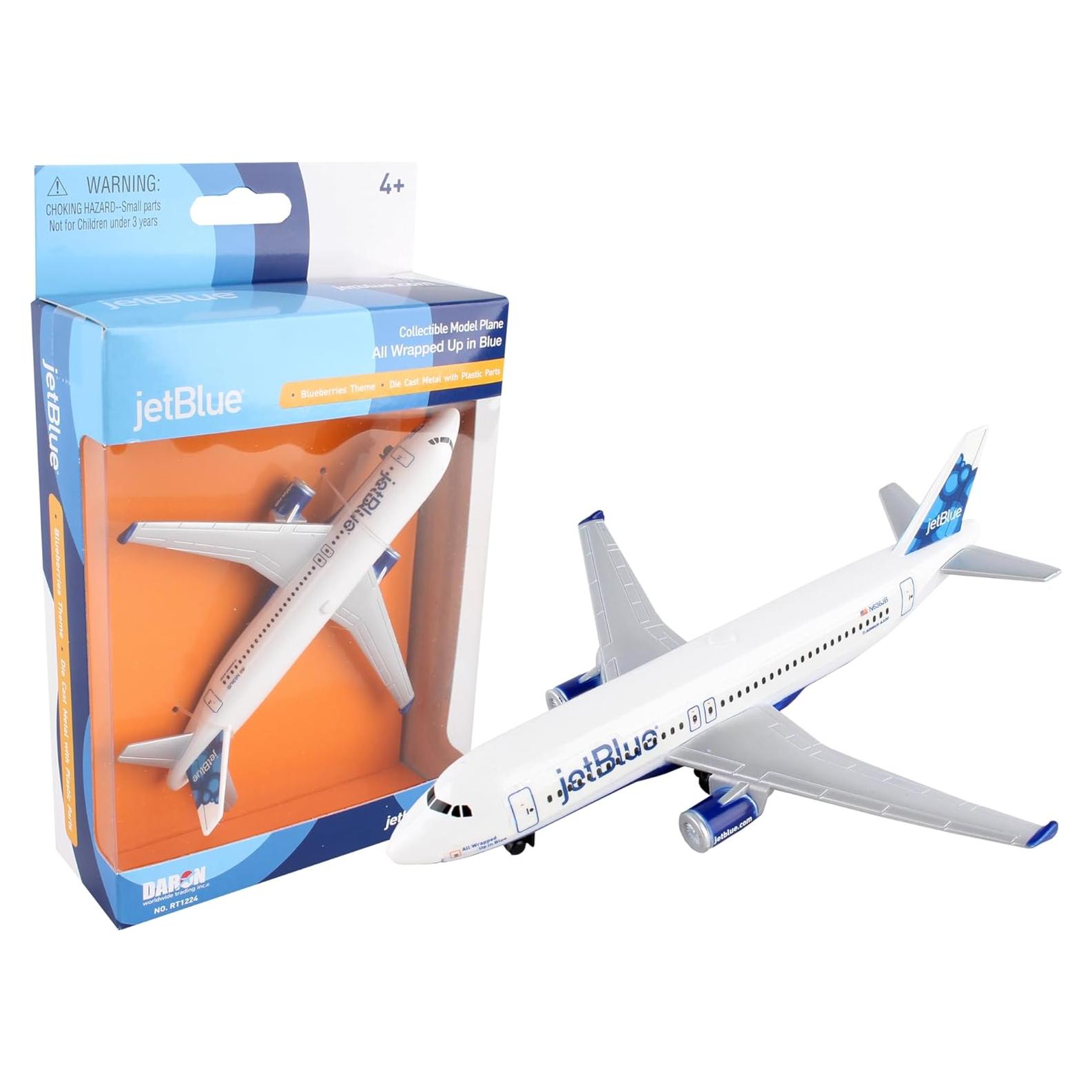 Avión de Juguete Daron JetBlue 14,61 cm Metal y Plástico