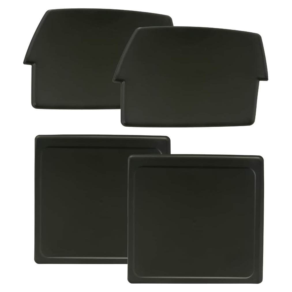 Forros de Cajón y Bin para Refrigerador GE 4 Piezas Antimicrobiano