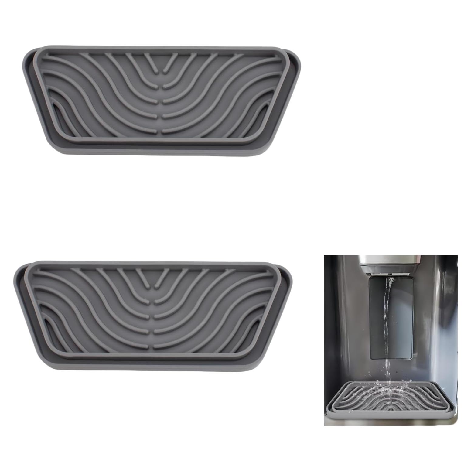 Bandeja de Goteo para Refrigerador LOLOLE 2 Piezas Gris