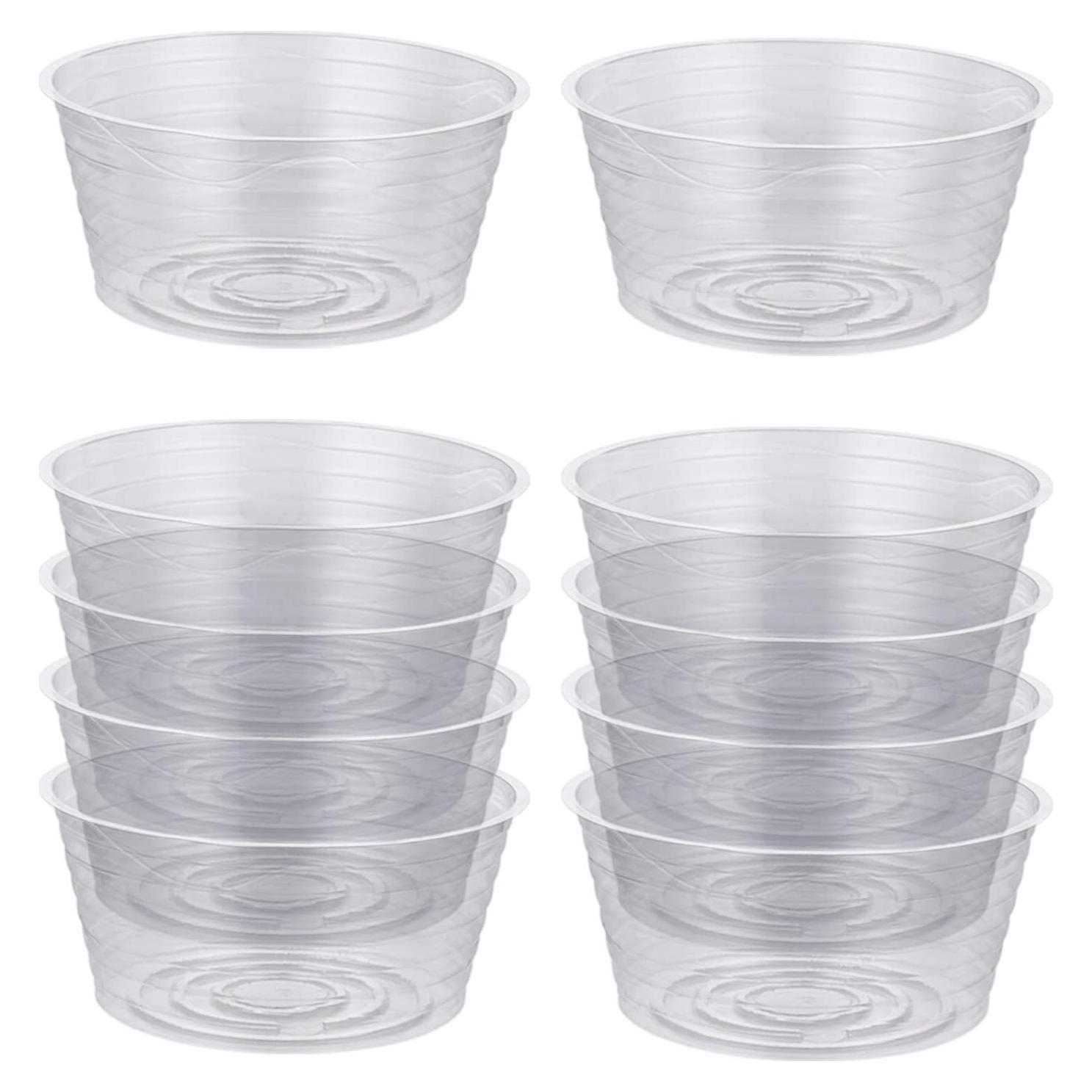 Plato de Plástico Idyllize 30.48 cm para Macetas - 10 Piezas